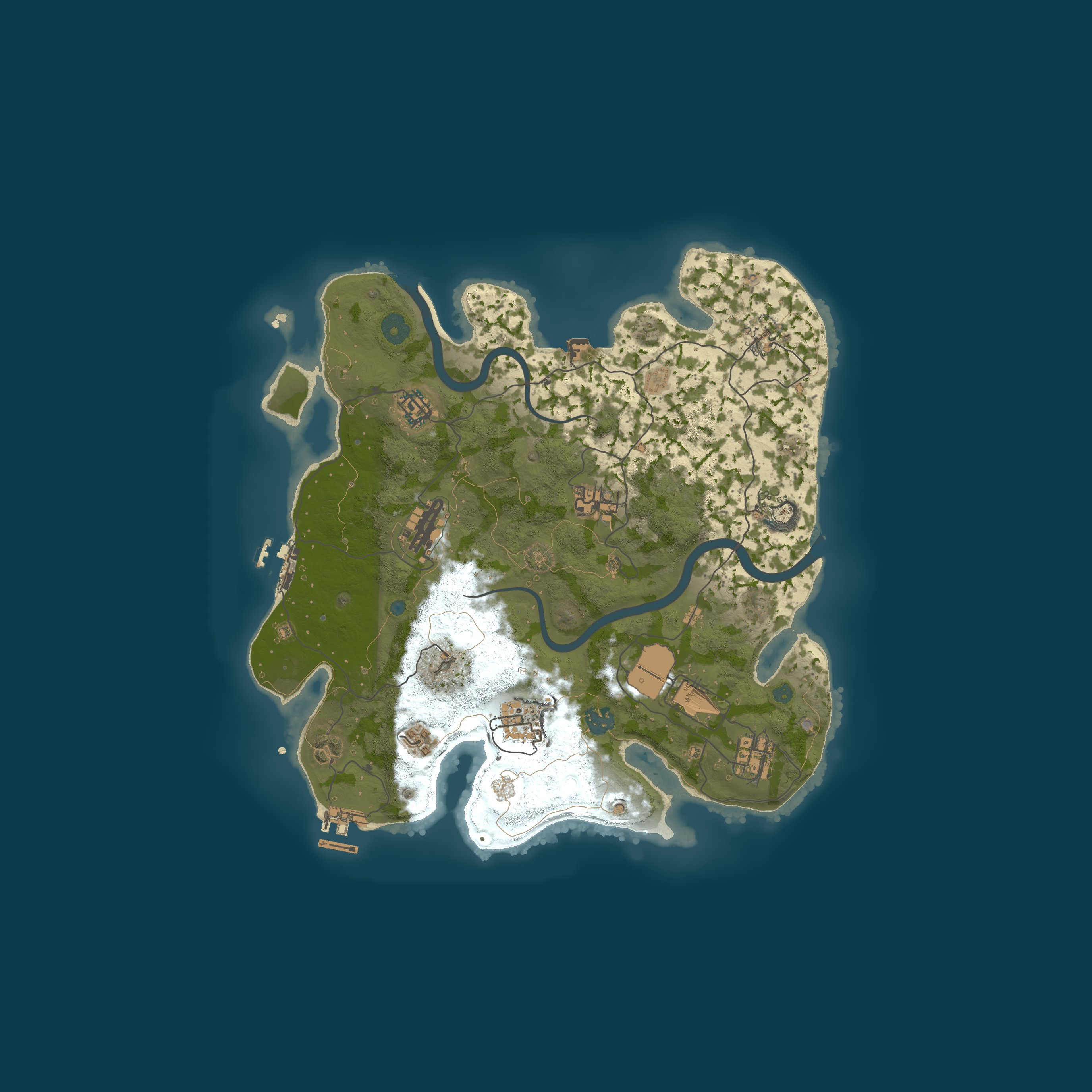 Map for [EU][PVE] Haven Hall | Slow Decay | PvP Zones | Casual 2x