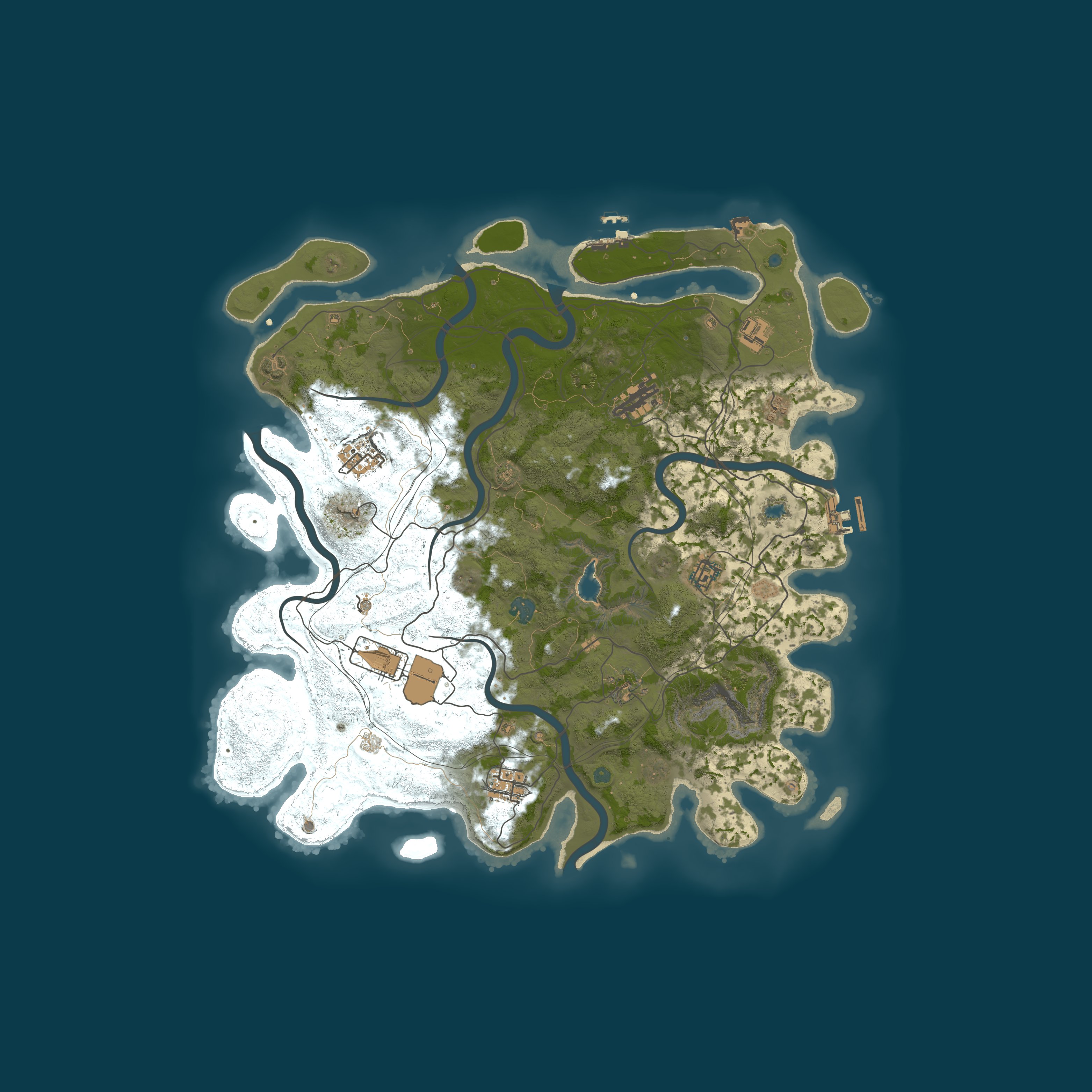 Map for FireRust TEST SERVER