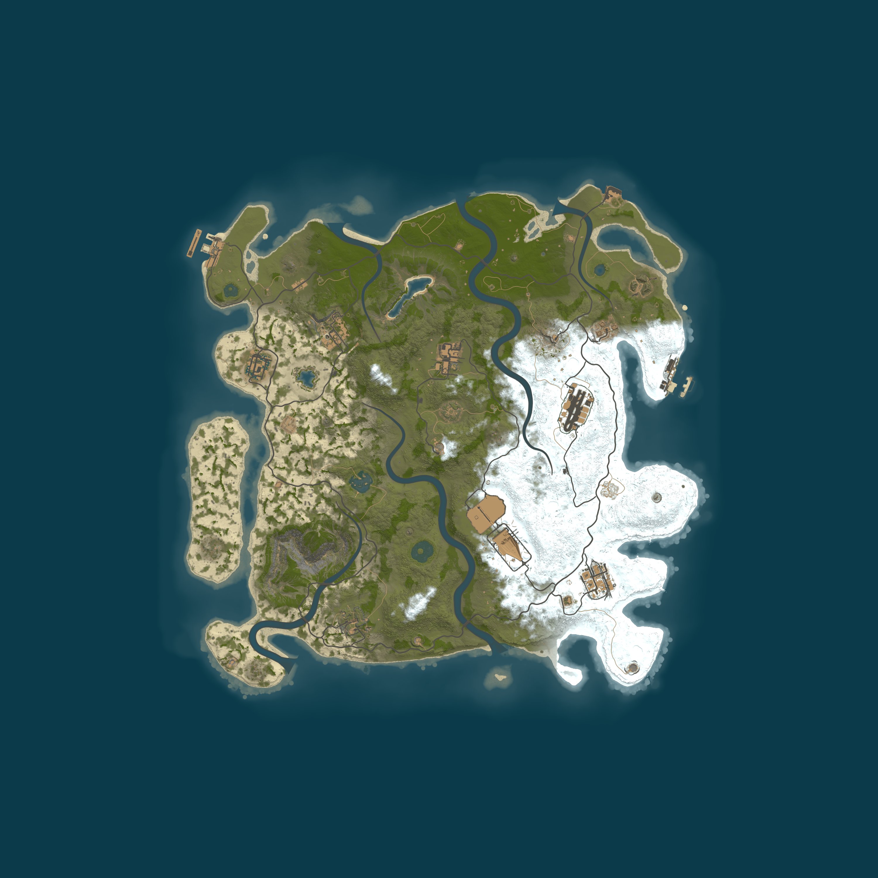 Map for SCORVEX x22 | Sulfur x7 | HQM x10 | EU