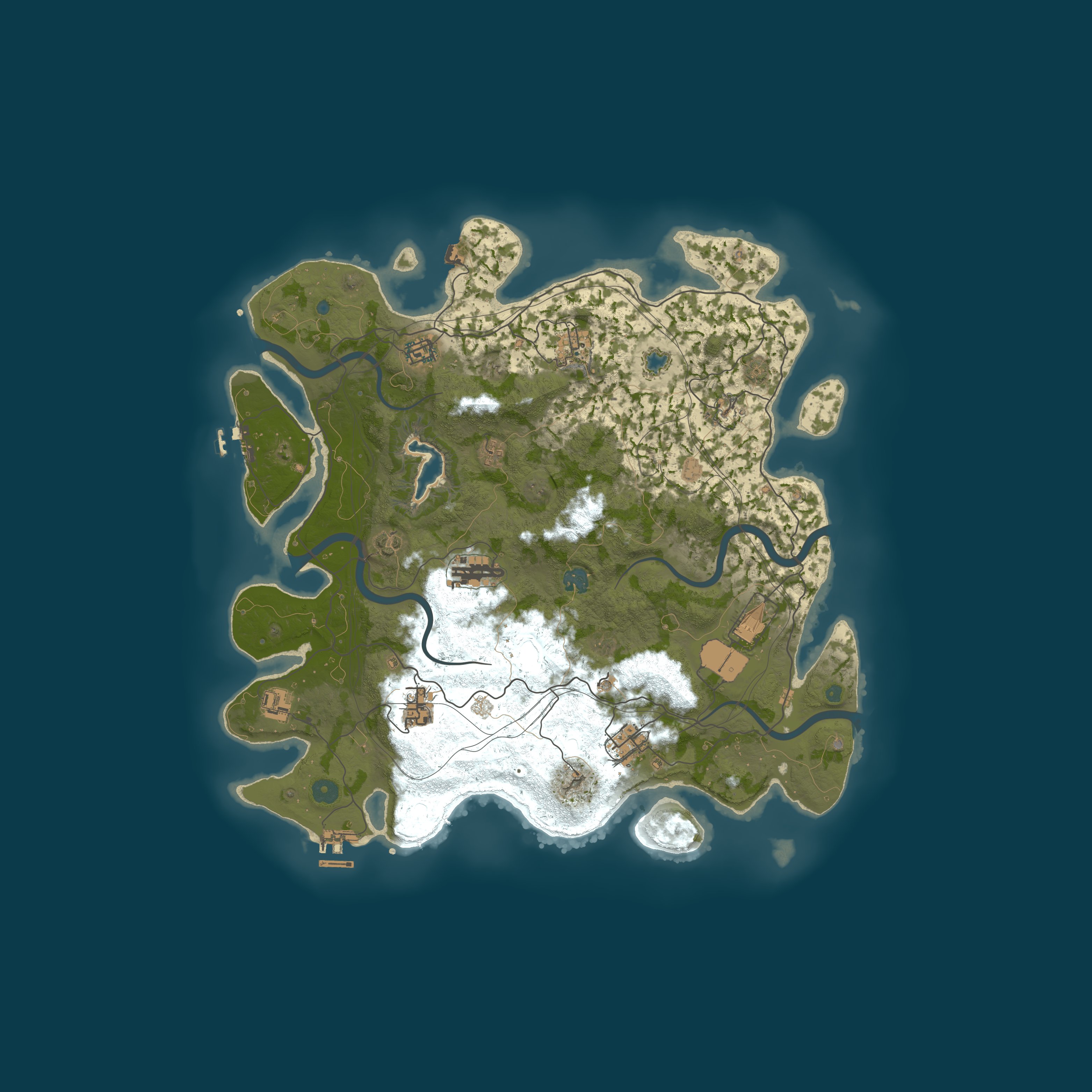 Map for LostRust 3x Monthly Main | Qol/Loot+ | 50% Upkeep |Full Wiped E