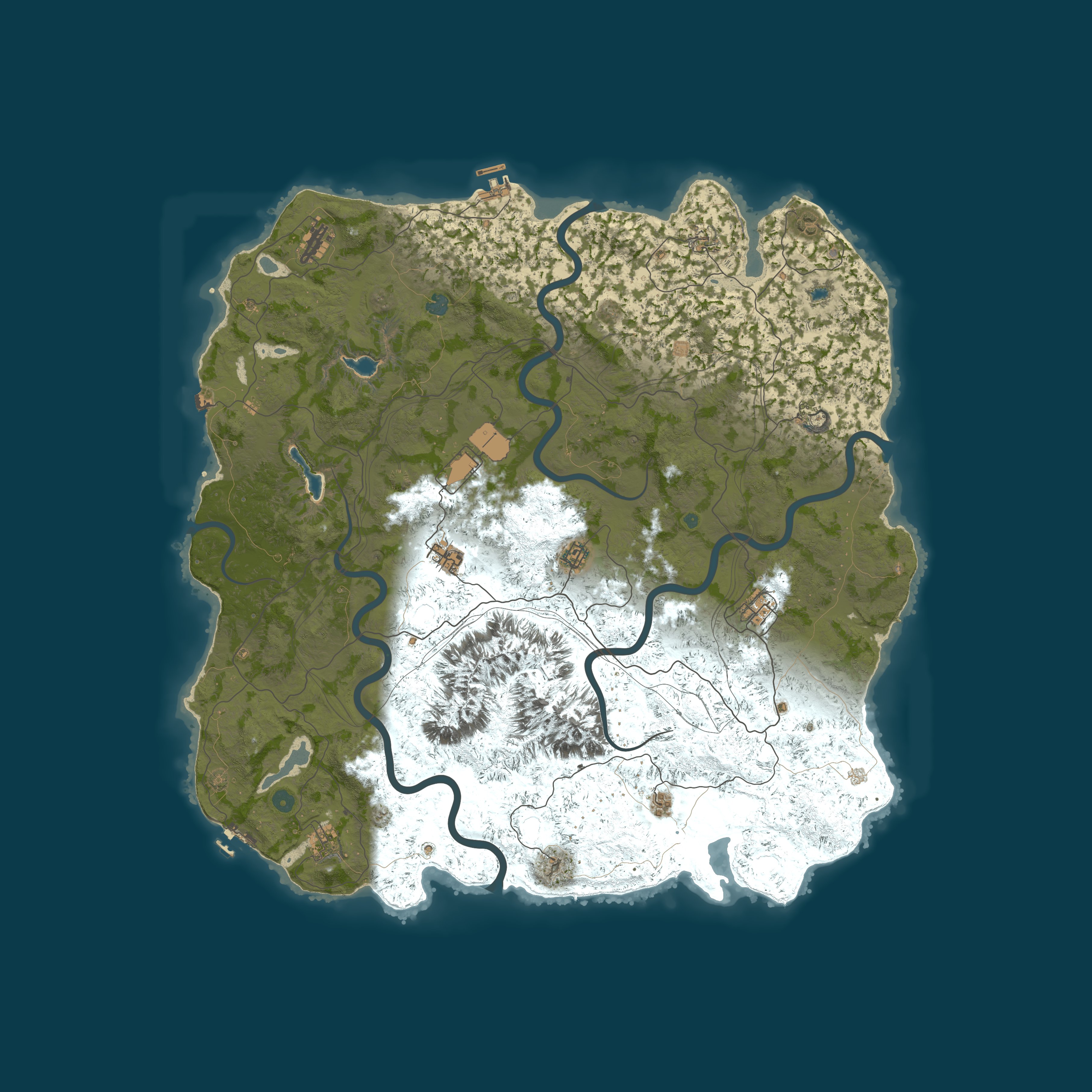 Map for RustDecay PVE 200x - BUILD | SKILLS | EVENTS | SHOP | FUN