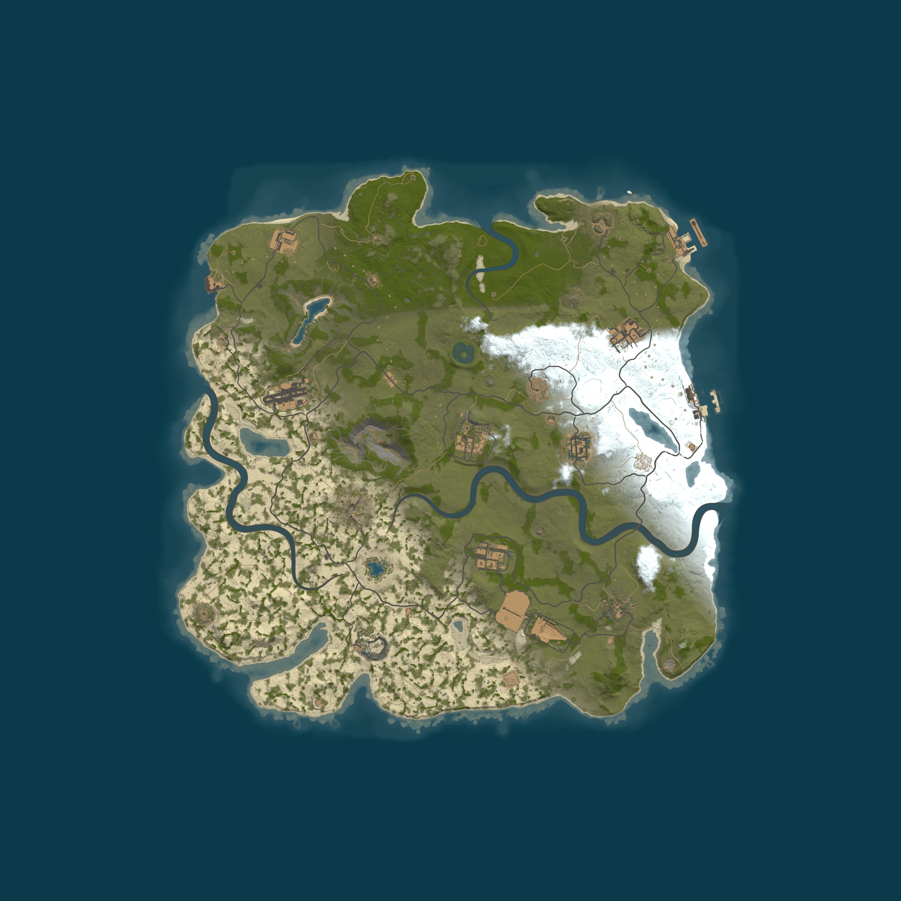 Map for Last Frontier