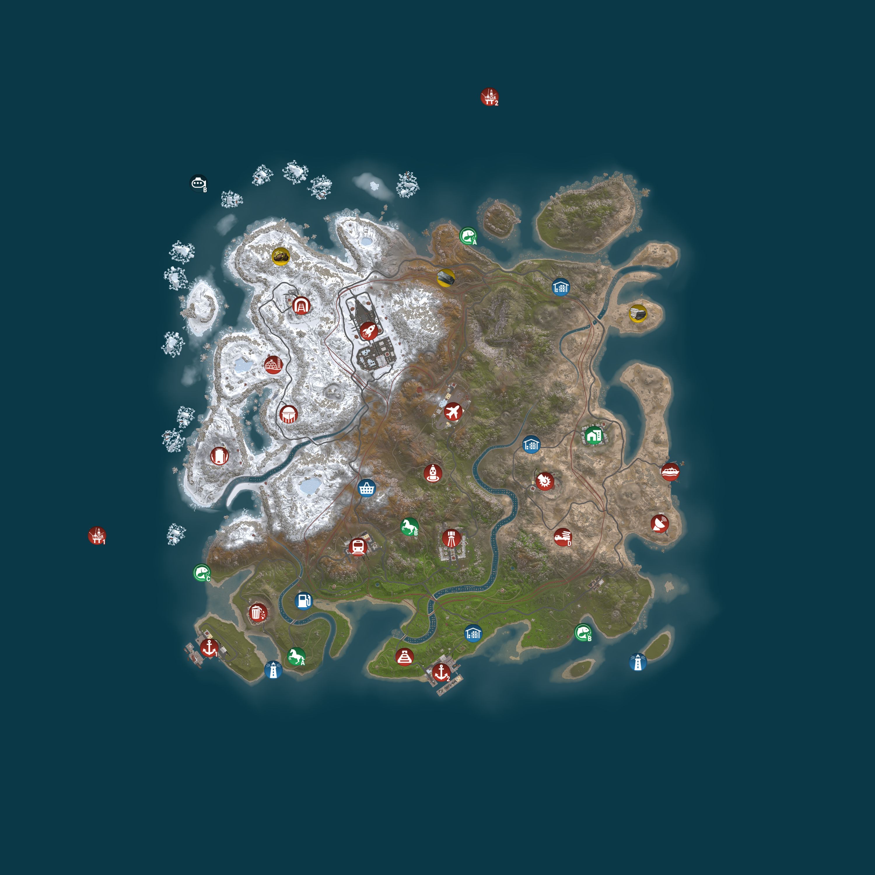 Map for Magic Rust #6 — Modded 2x (Trio) | EU East