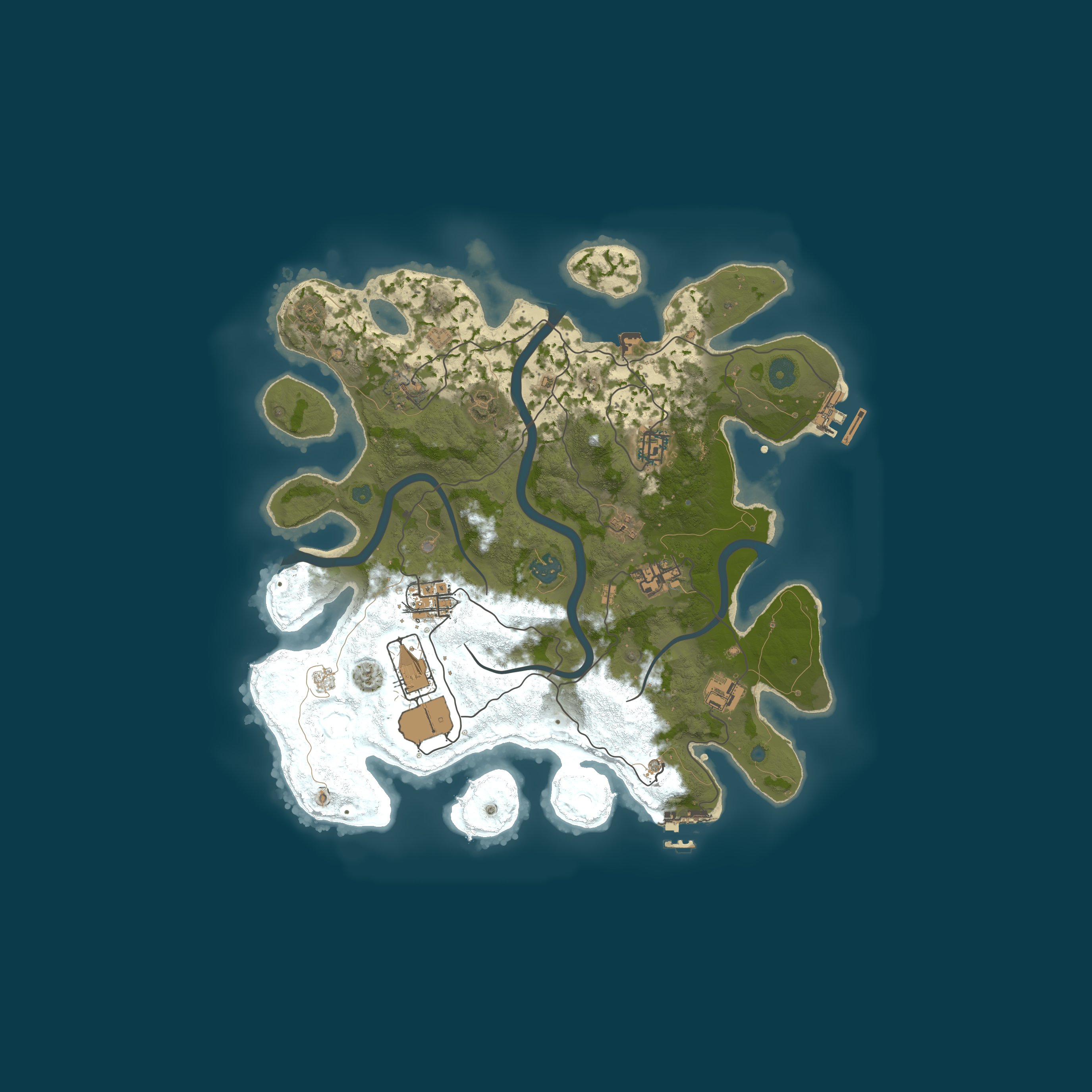 Map for A Shockbyte Rust Server