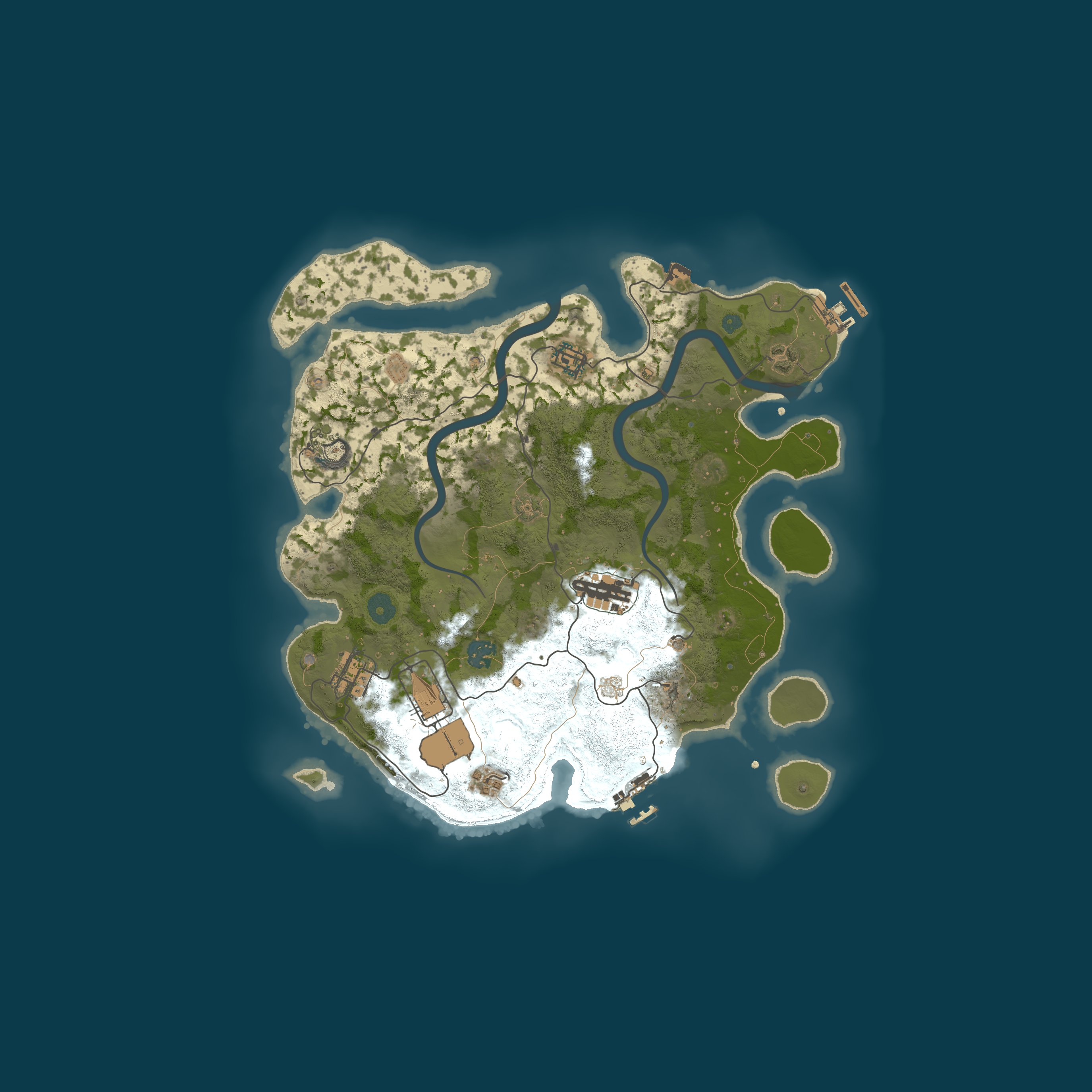 Map for RustingAway Solo/Duo 2x - Monthly Vanilla