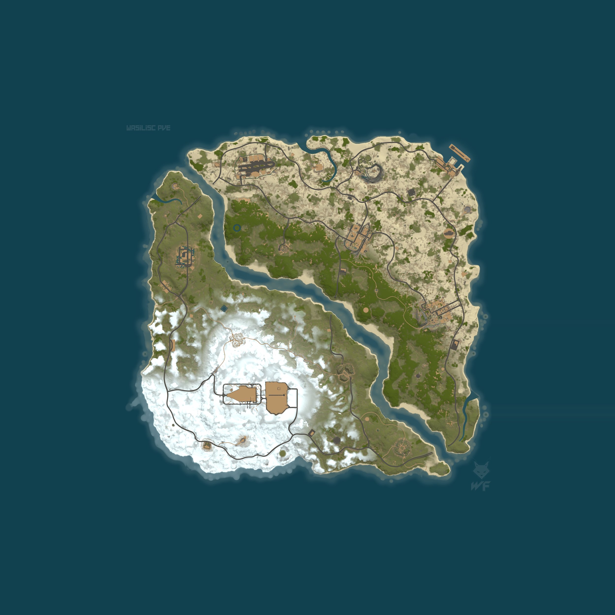 Map for #4 Wasilisc PvE Для слабых ПК x5