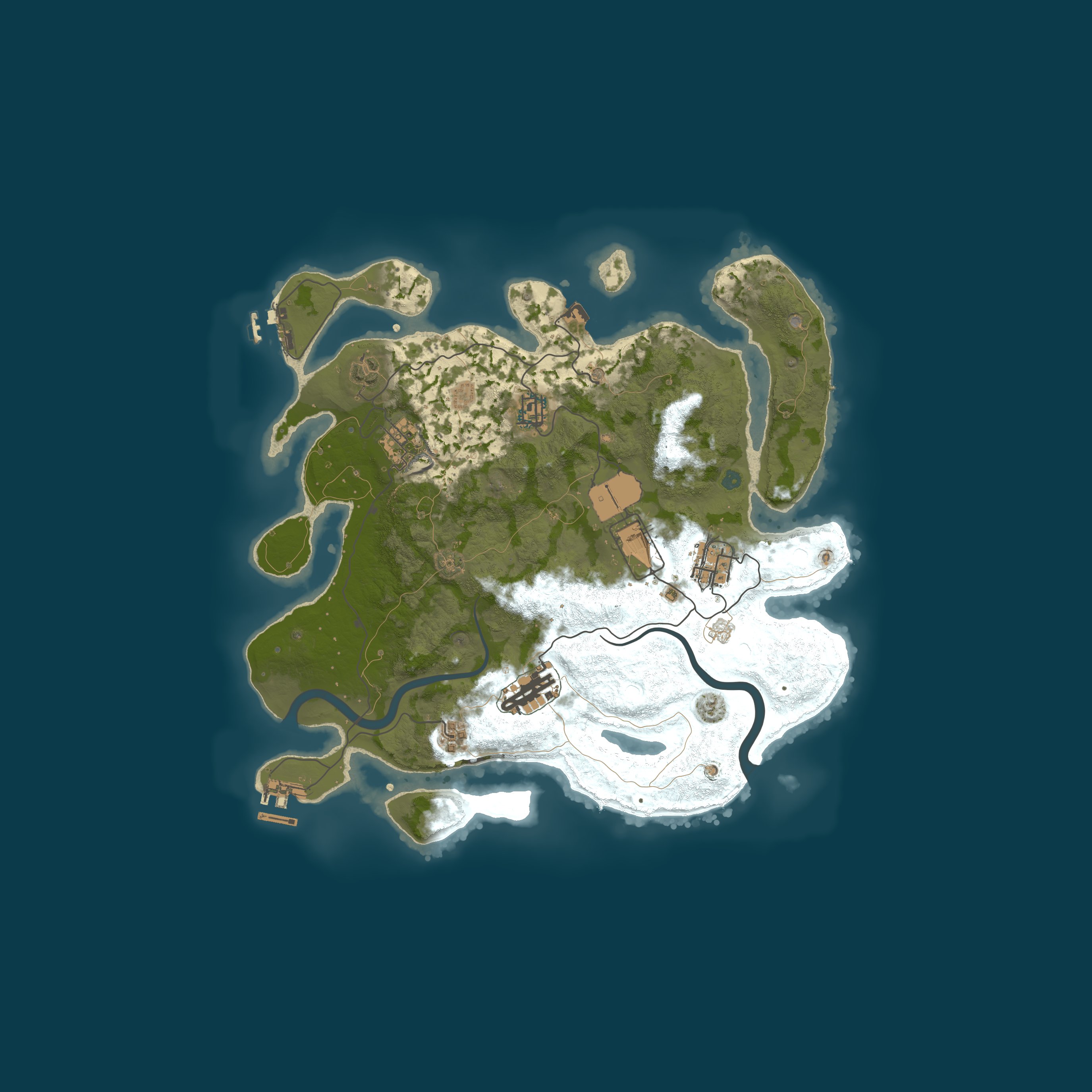 Map for Outland Rust X100|CLANS|KITS|TP|BLOODY|DUEL| WIPE 10.05