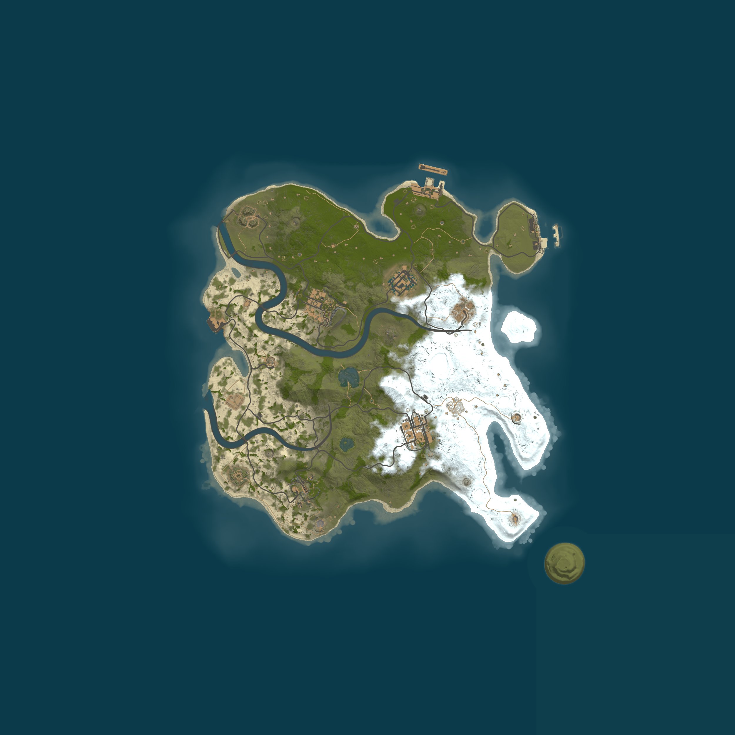 Map for GAZ RUST | One Life | Wipe 13.05