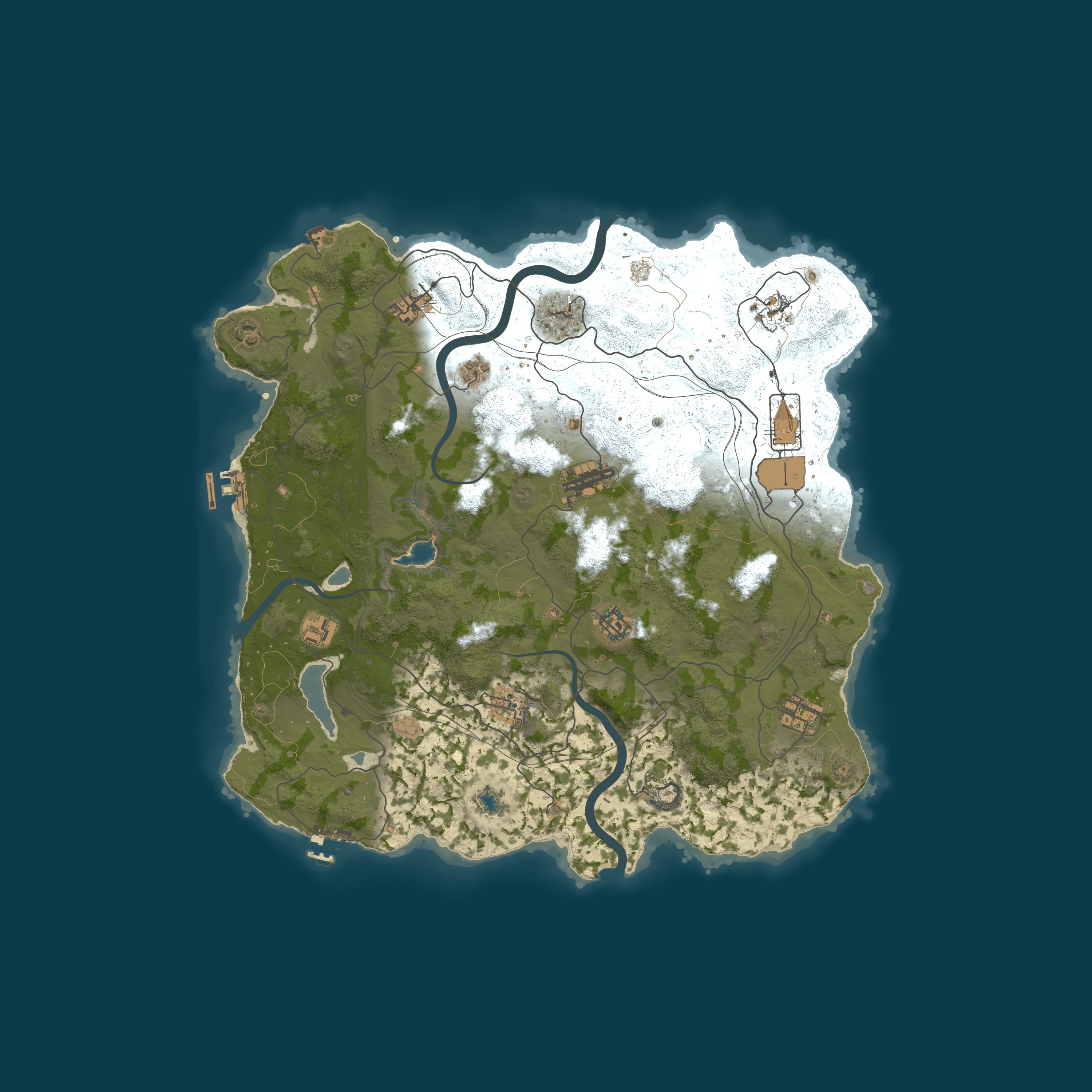 Map for EU RENEGADE 2x Monthly | Solo Duo Trio Quad | 50% Upkeep | No B
