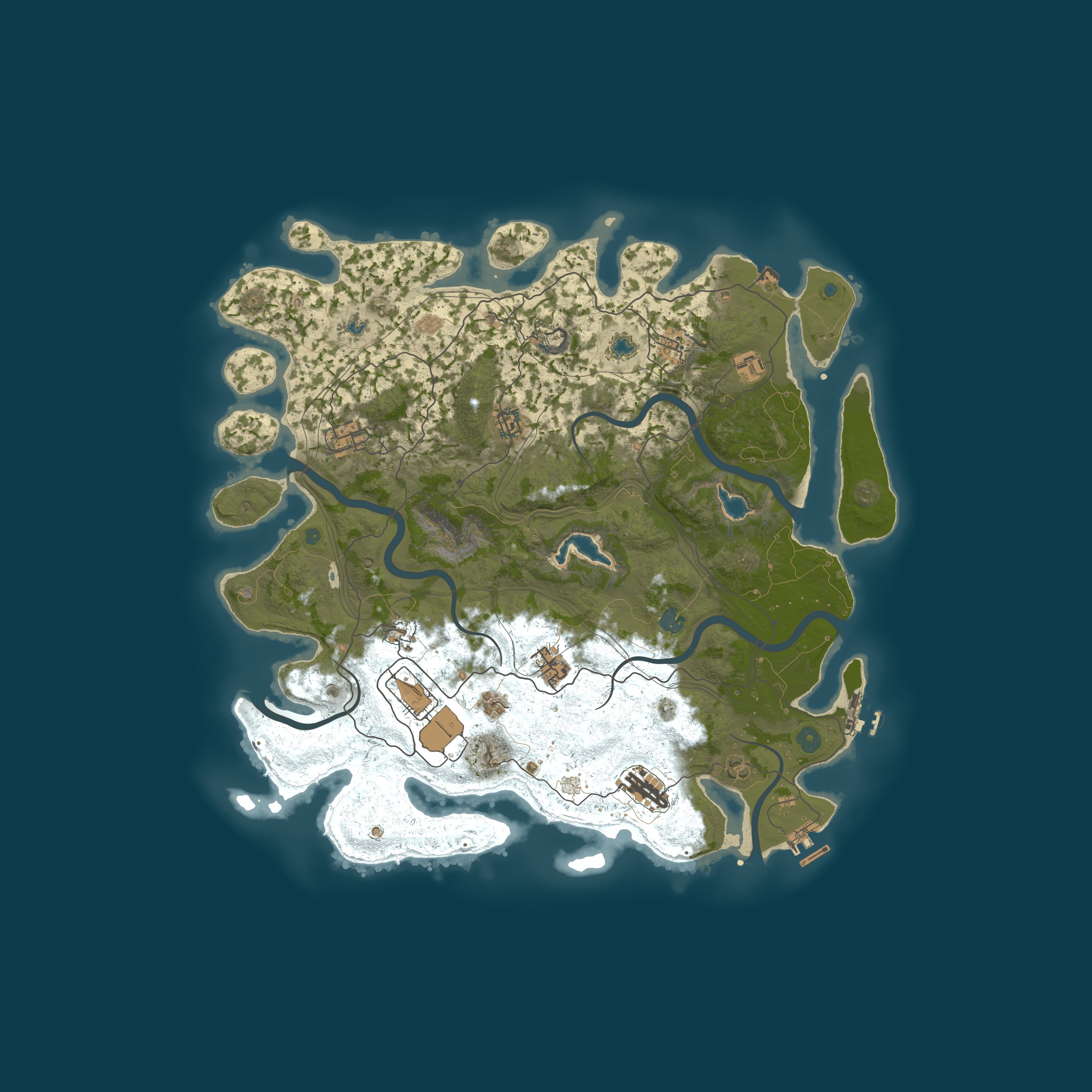 Map for Cybertek 2x development.
