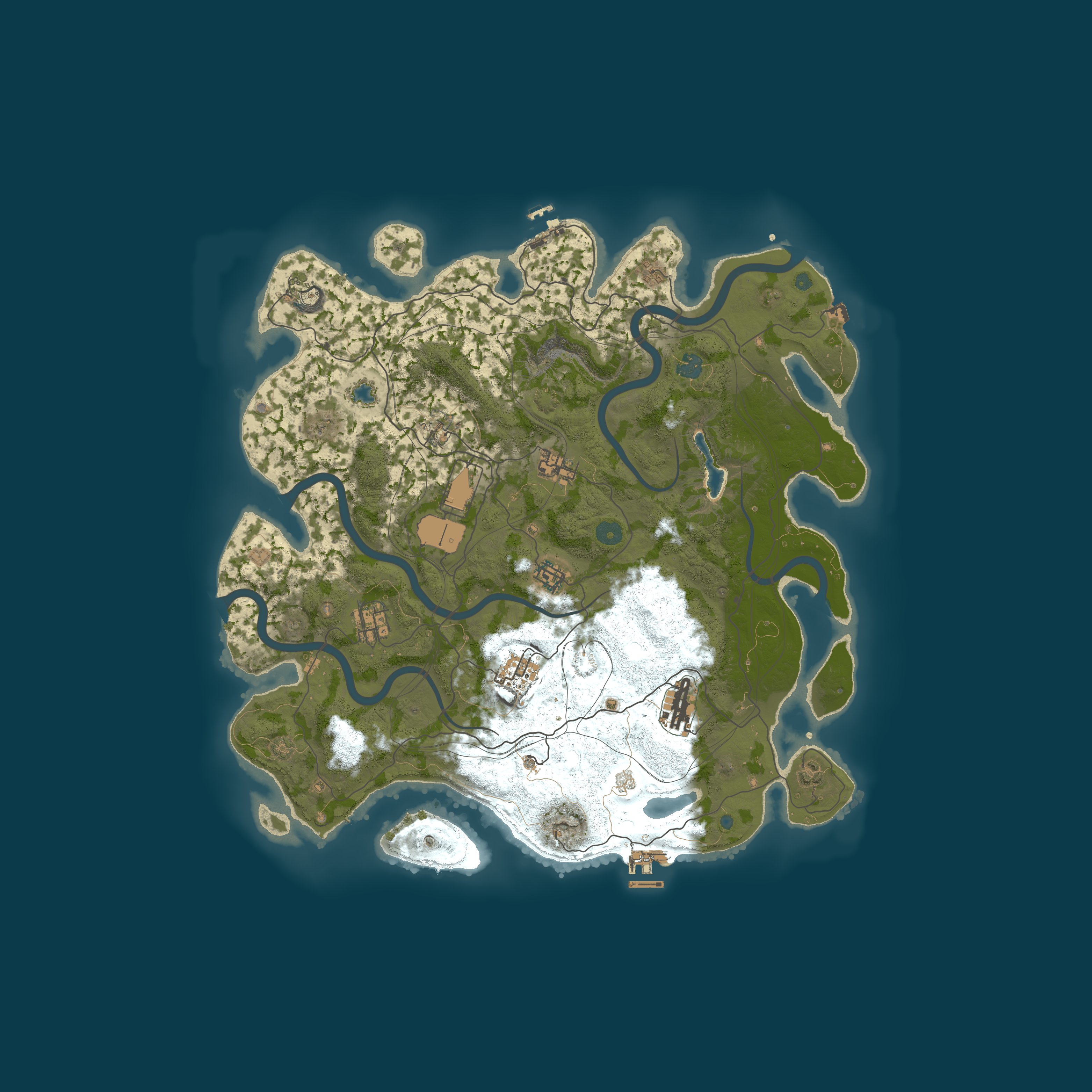 Map for Rushmore PVE