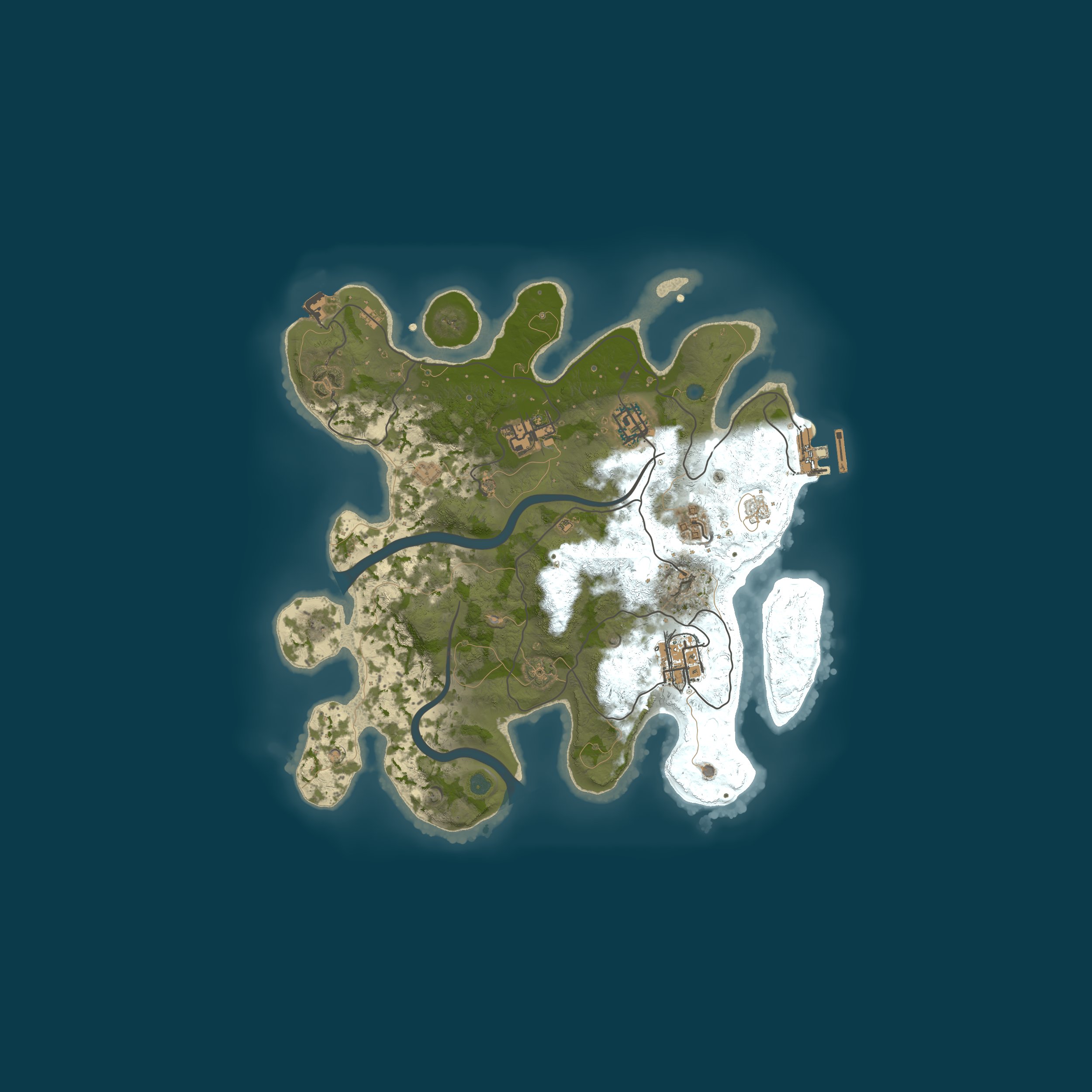 Map for Larry's Rust - 2x Vanilla Monday | Shared BPs | Max 12