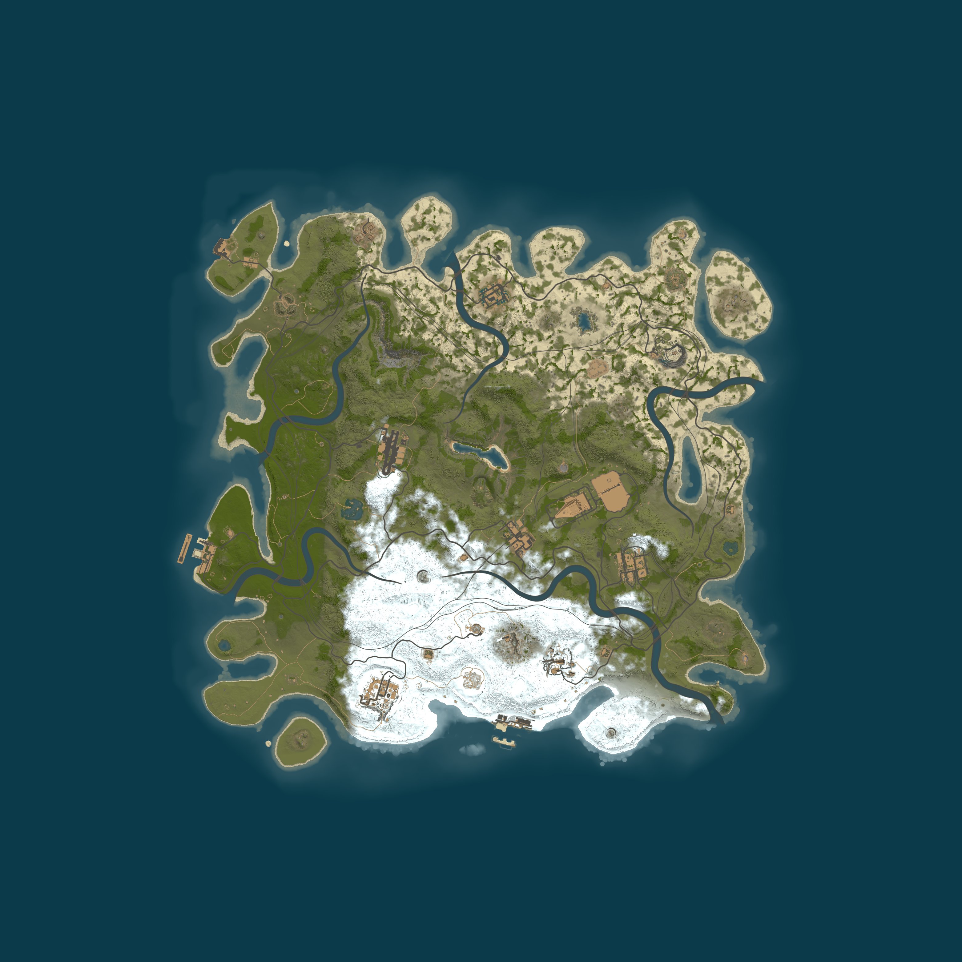 Map for ZOS | ЗОНА ВЫЖИВАНИЯ | Для Новичков