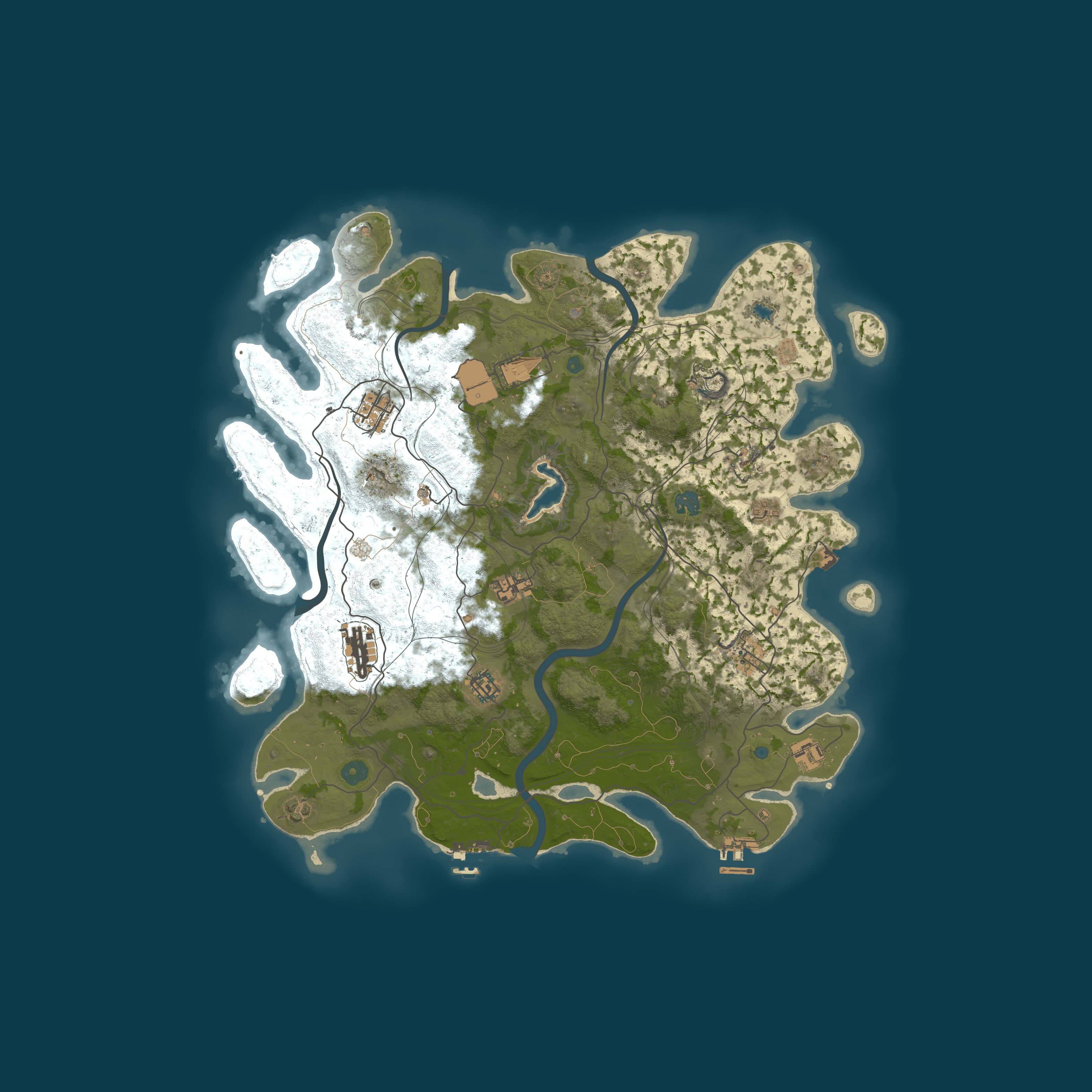 Map for [FR] UneVilleTranquille PVE x5 Backpacks Evenements