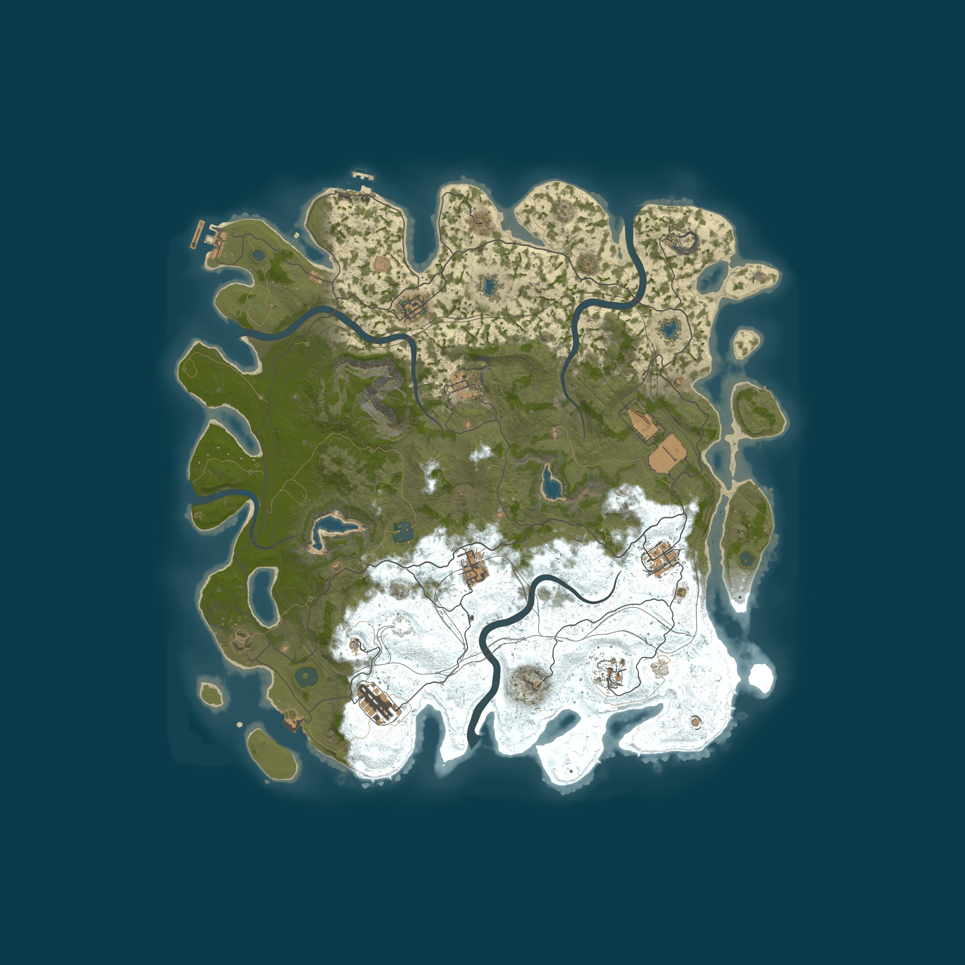Map for [PVE] Rusty Bucket | Raidable Bases | Events | NPCs |