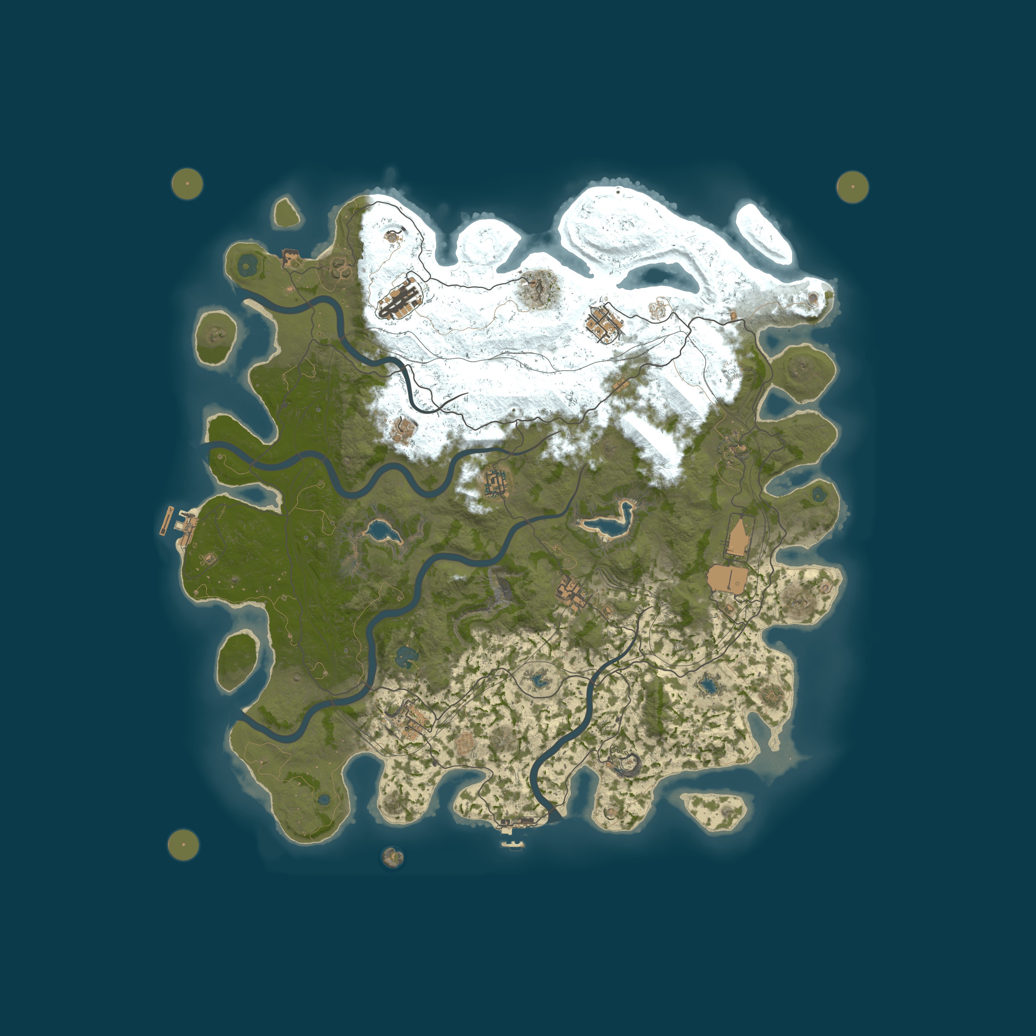 Map for [AU]RevRust 10x PvE Monthly RP|Skills|Heli Signals|RB