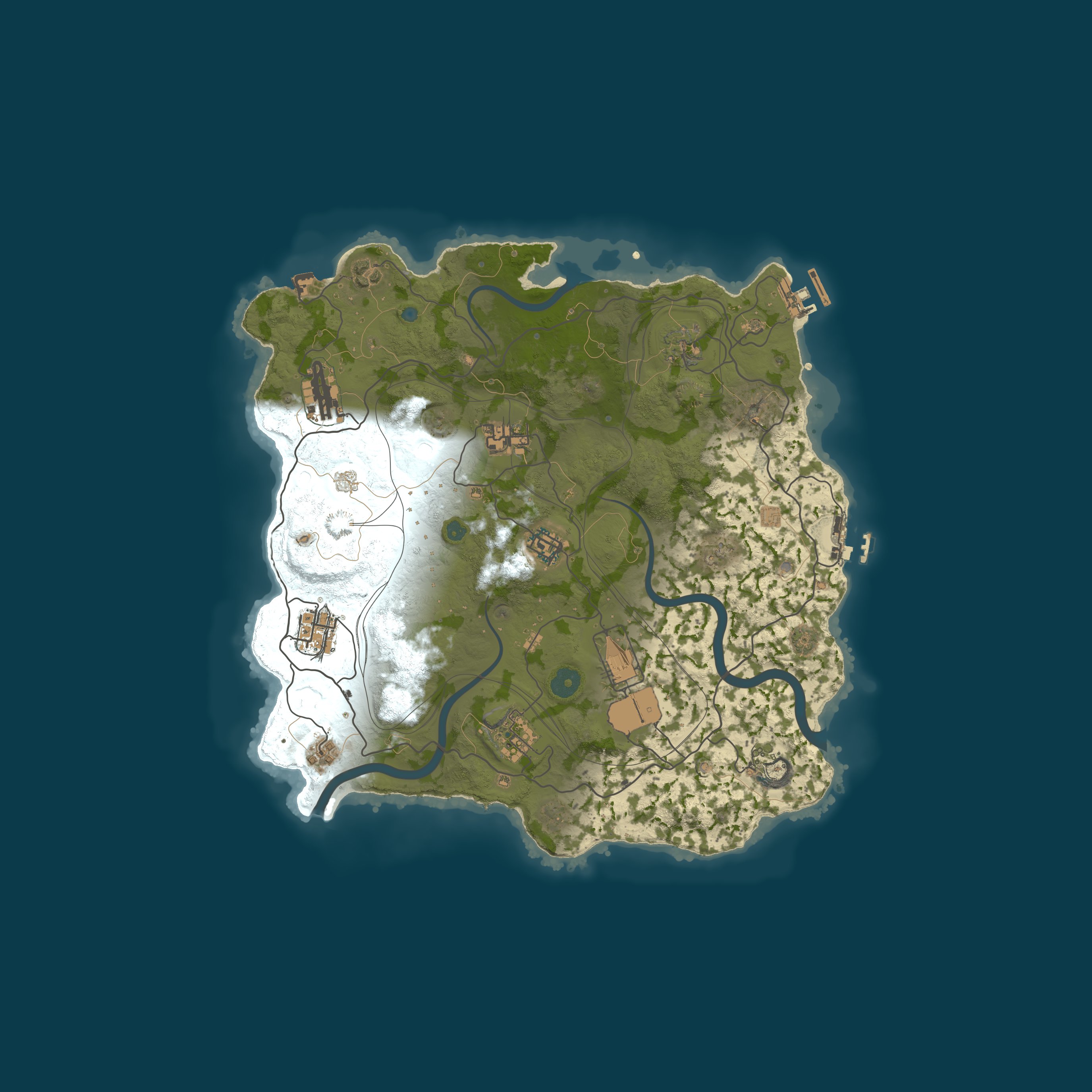 Map for WEREWOLF GAMING.CO 5x NO BPs |Loot x5|TP|Homes|Kits|JUST WIPED