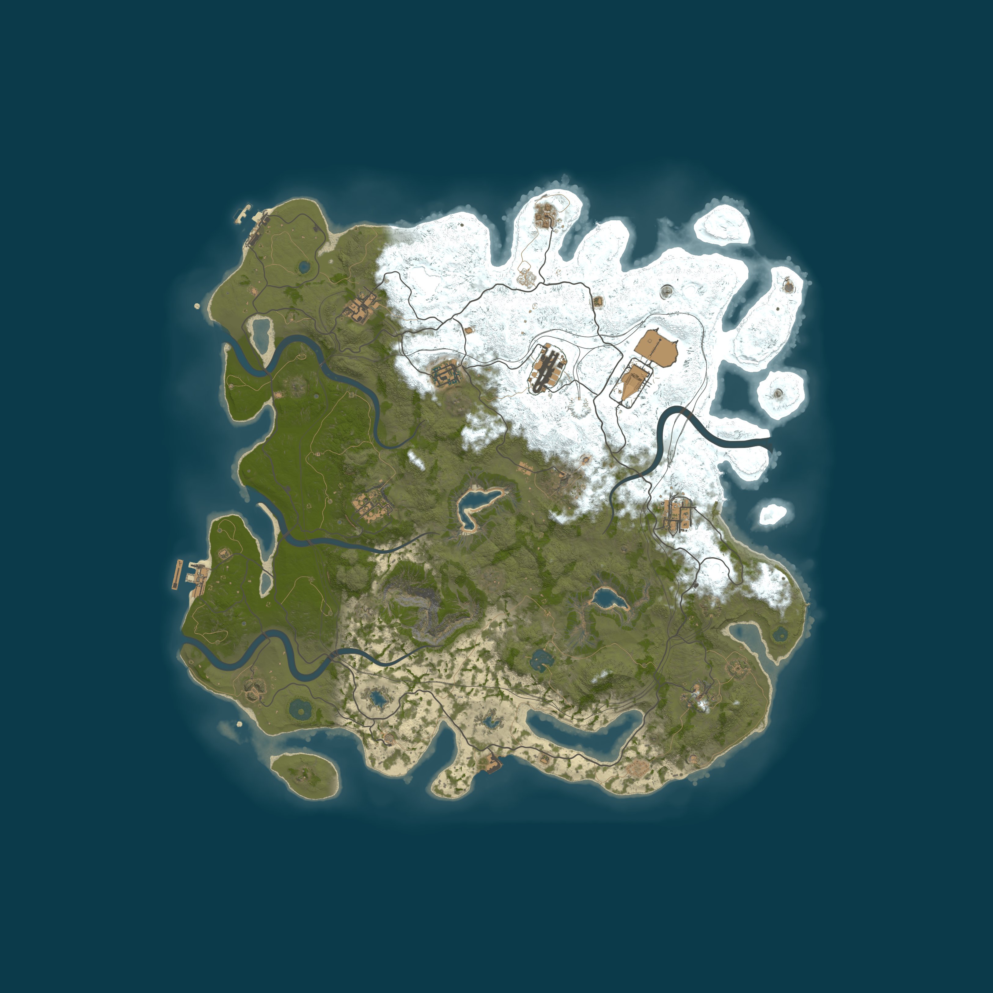 Map for Ominous Prime Rust | No P2W | Active Admins