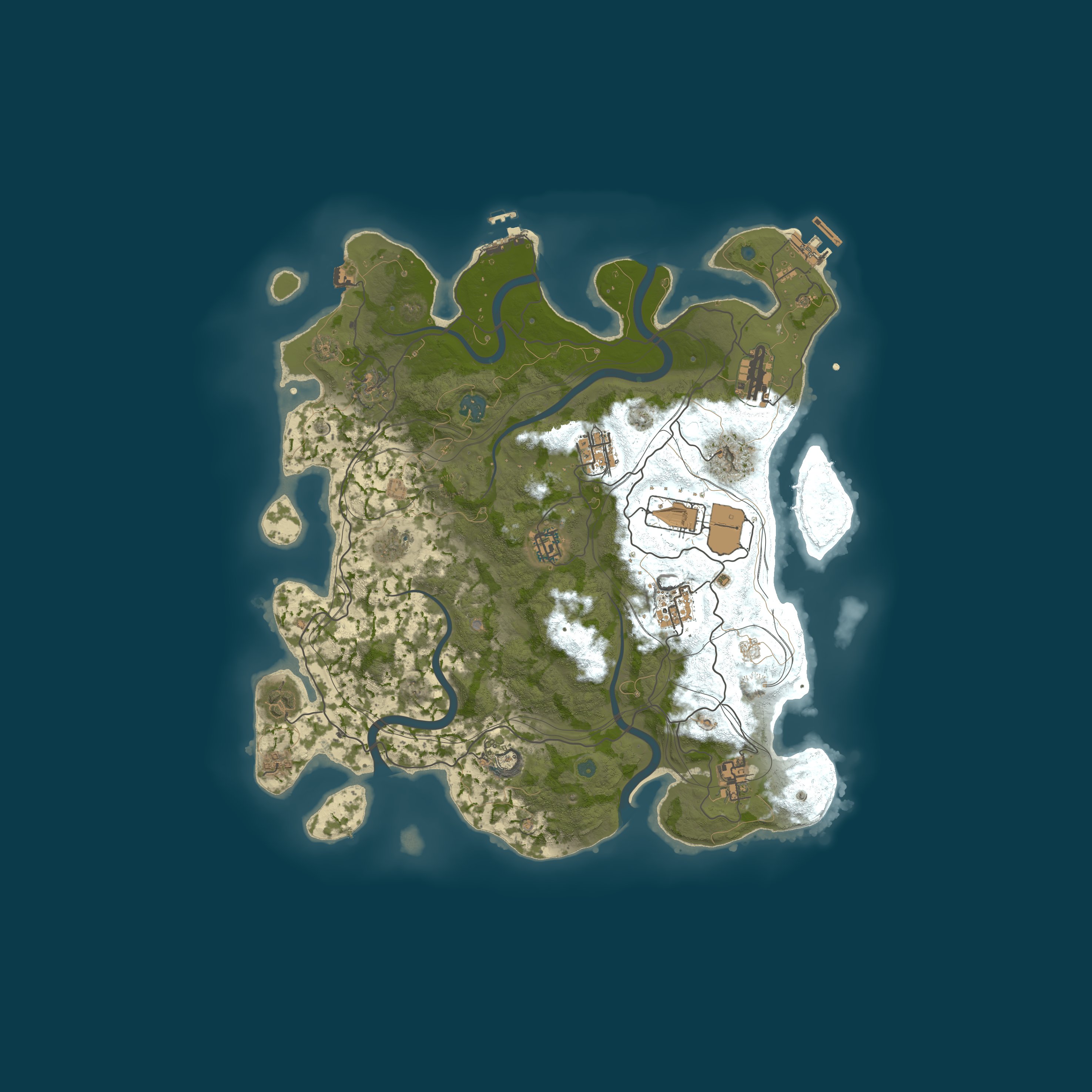 Map for Shadow Island 2X | Bi-Weekly | Quad