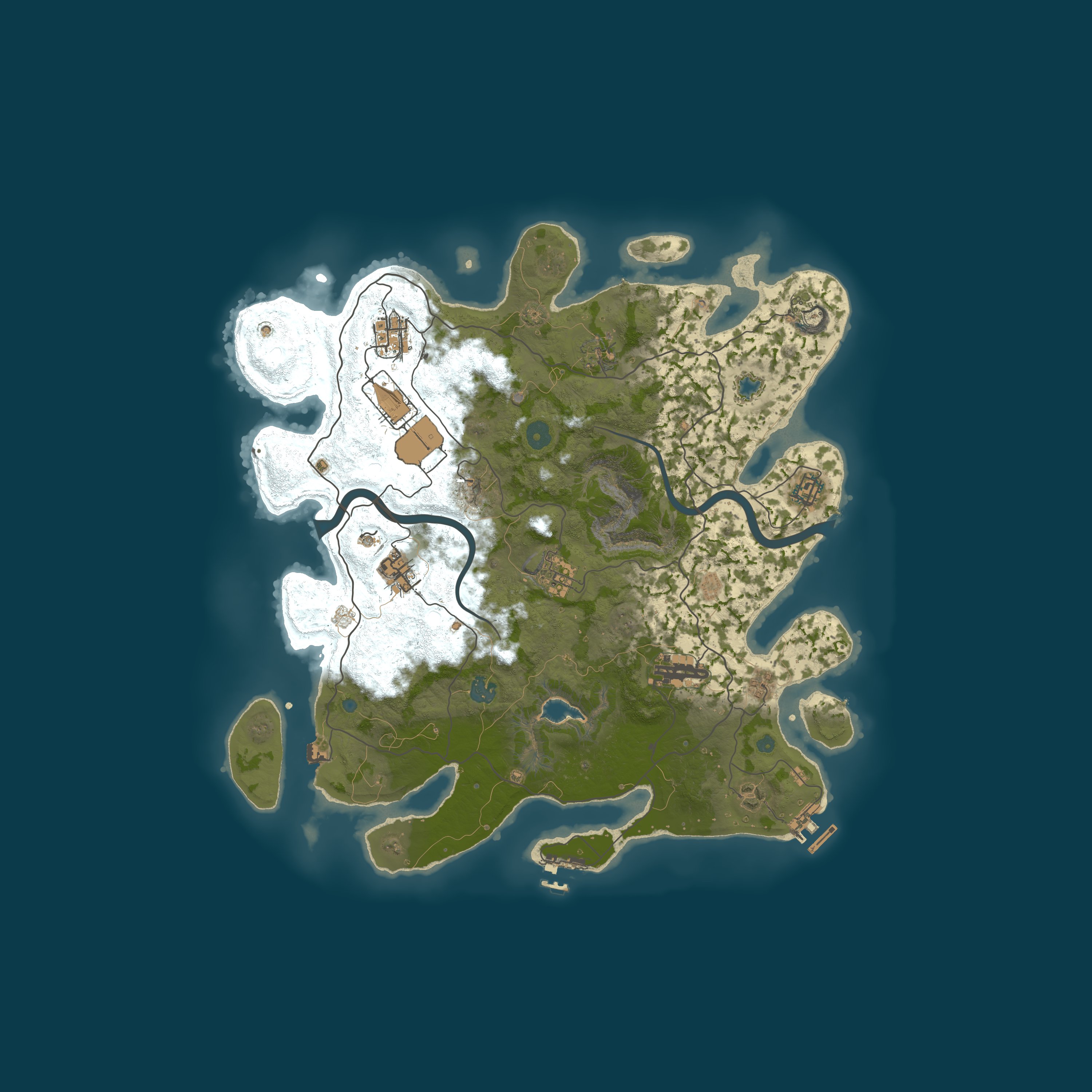 Map for Mexico Rust Server