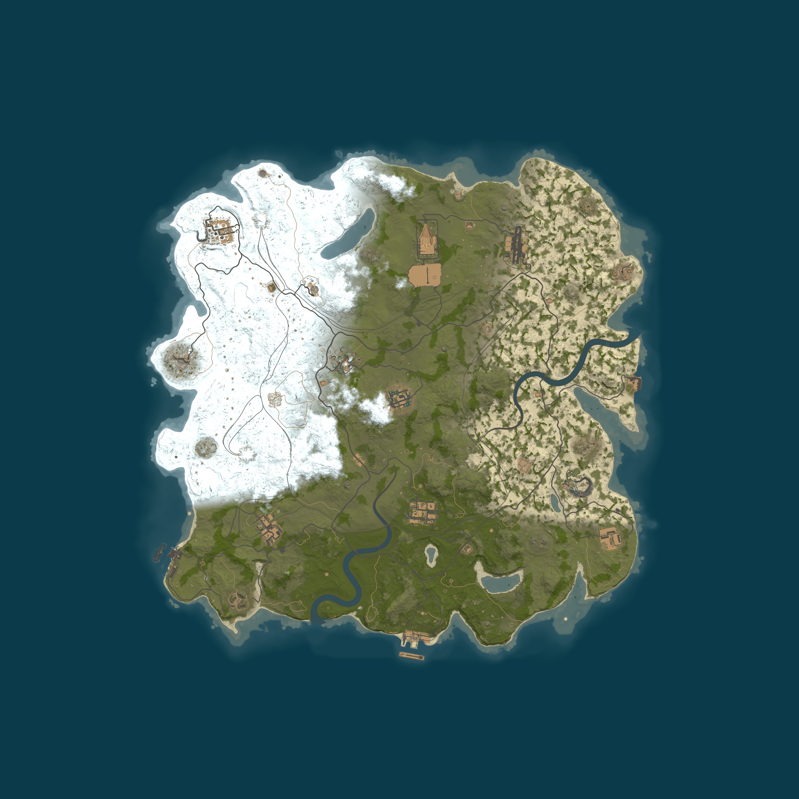 Карта сервера WARBANDITS.GG EU 2X |Solo/Duo/Trio|X2 JUST FULLWIPED