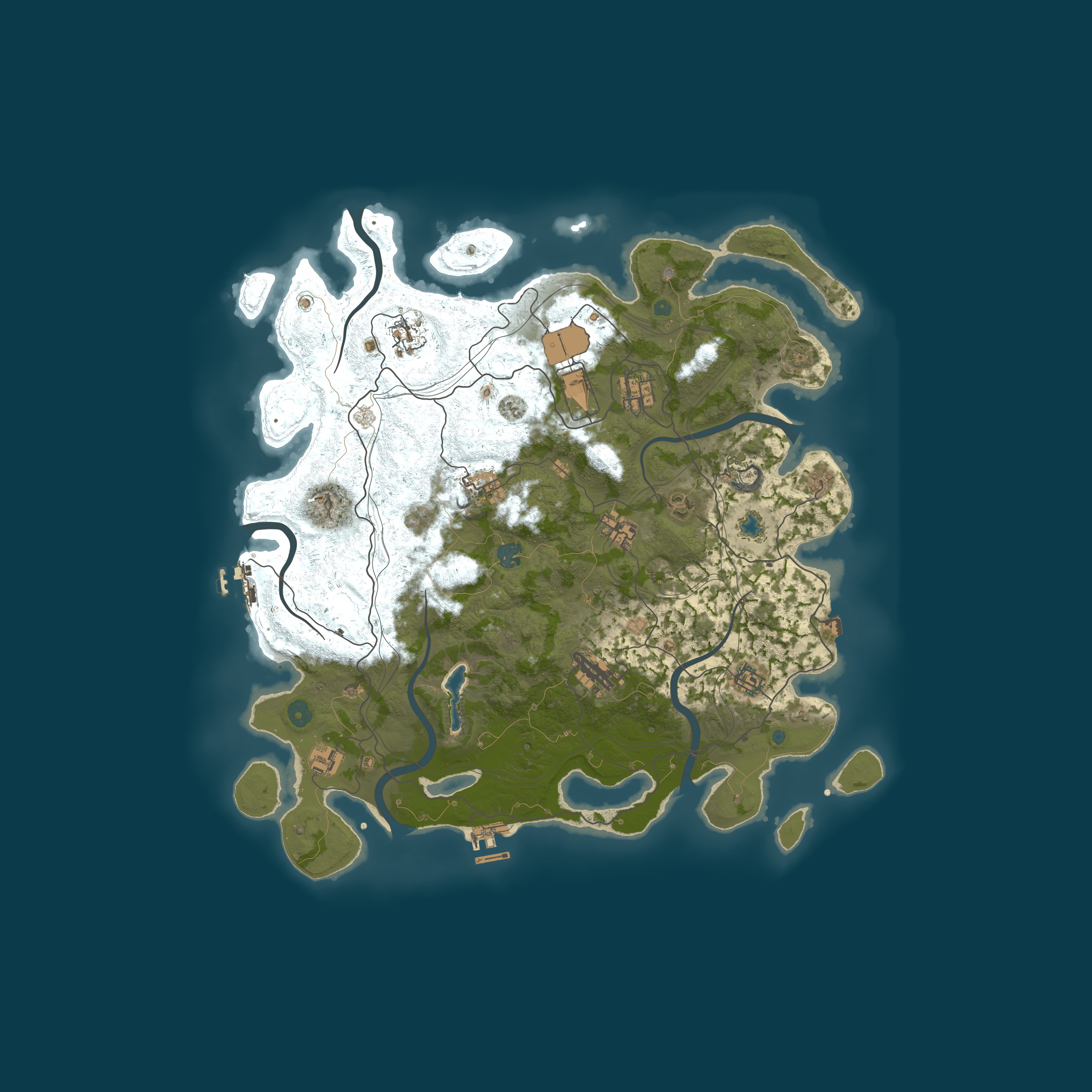 Procedural Map, size 4250, seed 399987629