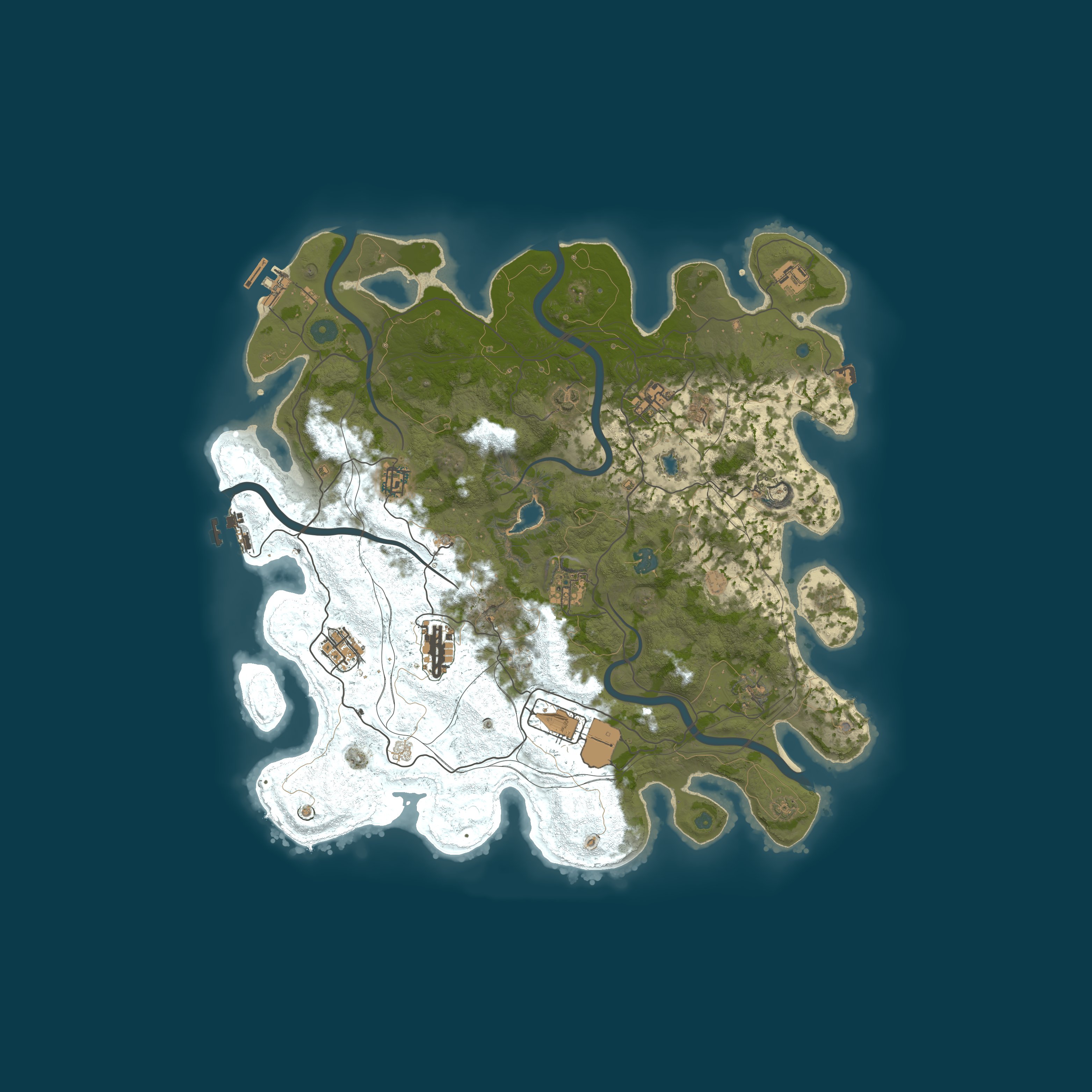 404 RUST 2Х|ДЛЯ НОВИЧКОВ|РОССИЯ 08.10 — Процедурная карта 4250, seed 1042219269