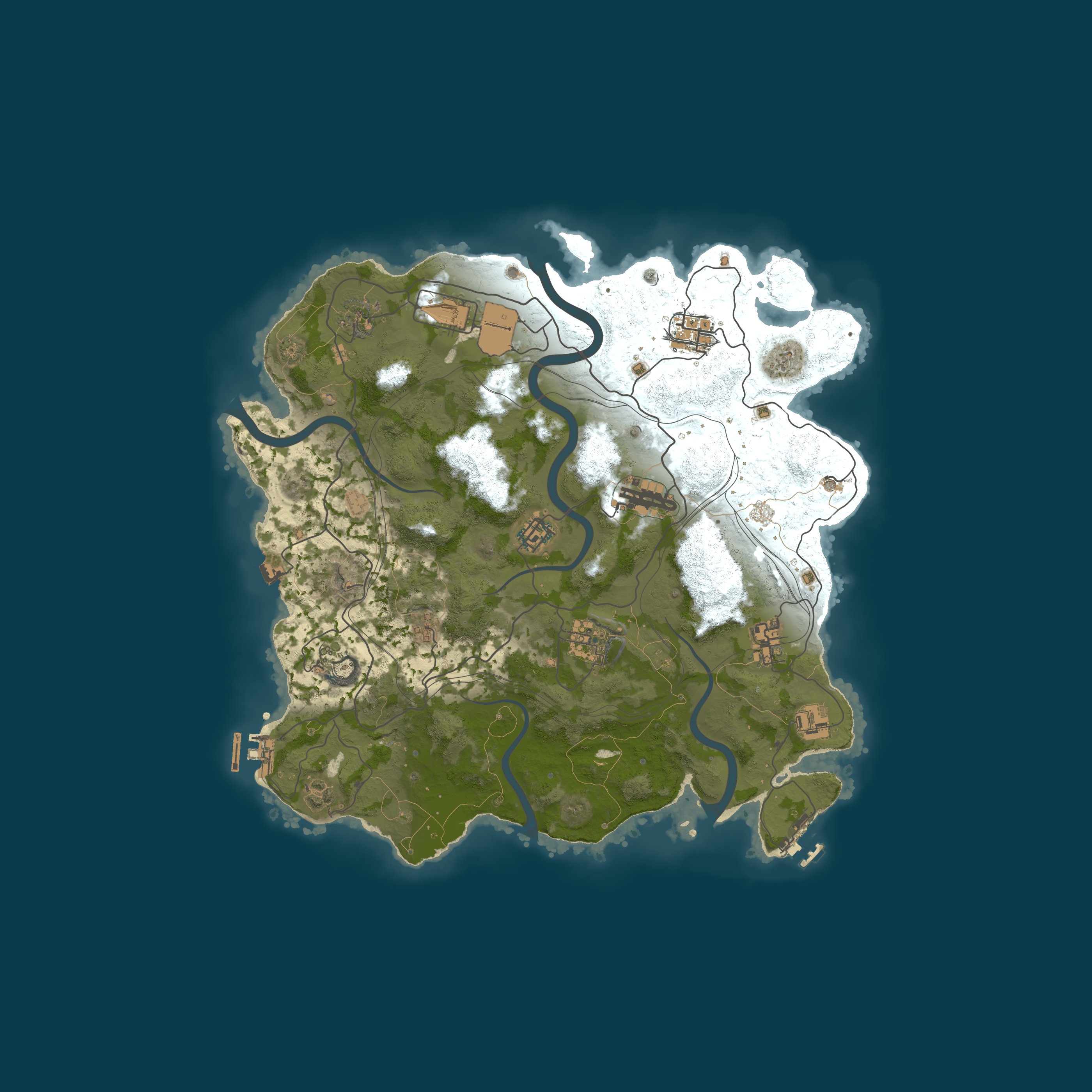 Rust map 3600/1337