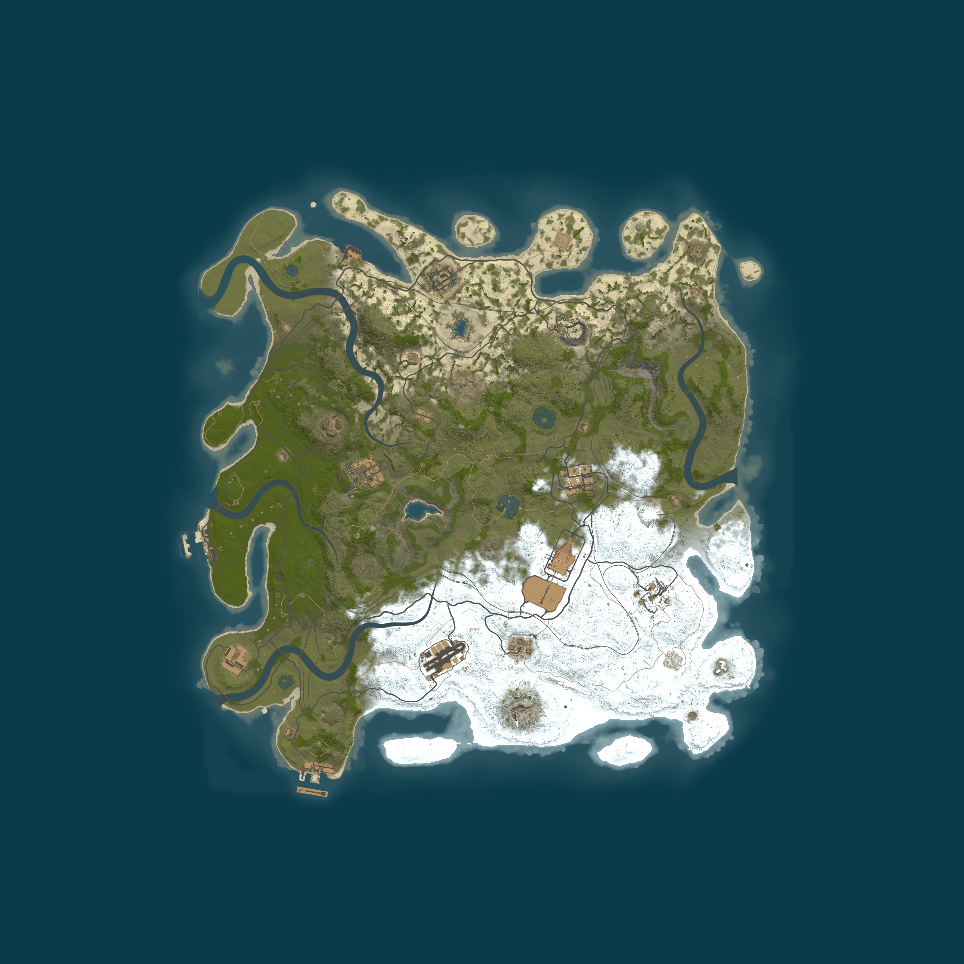 Map for RUST FUNs x50-x100 LOOT+ ДЛЯ НОВИЧКОВ