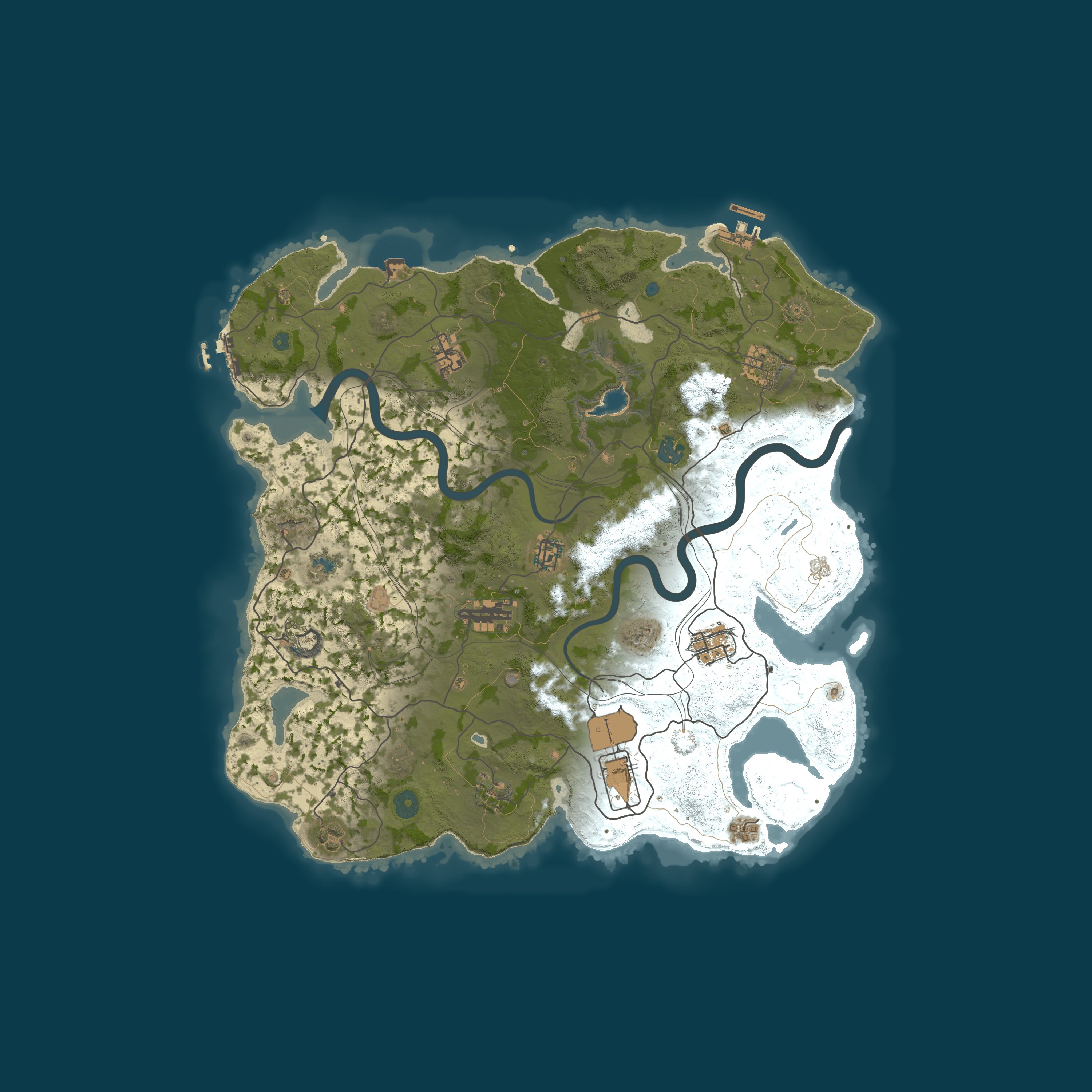 Map for Rusty Rascals | Solo/Duo | Monthly | No BP Wipe