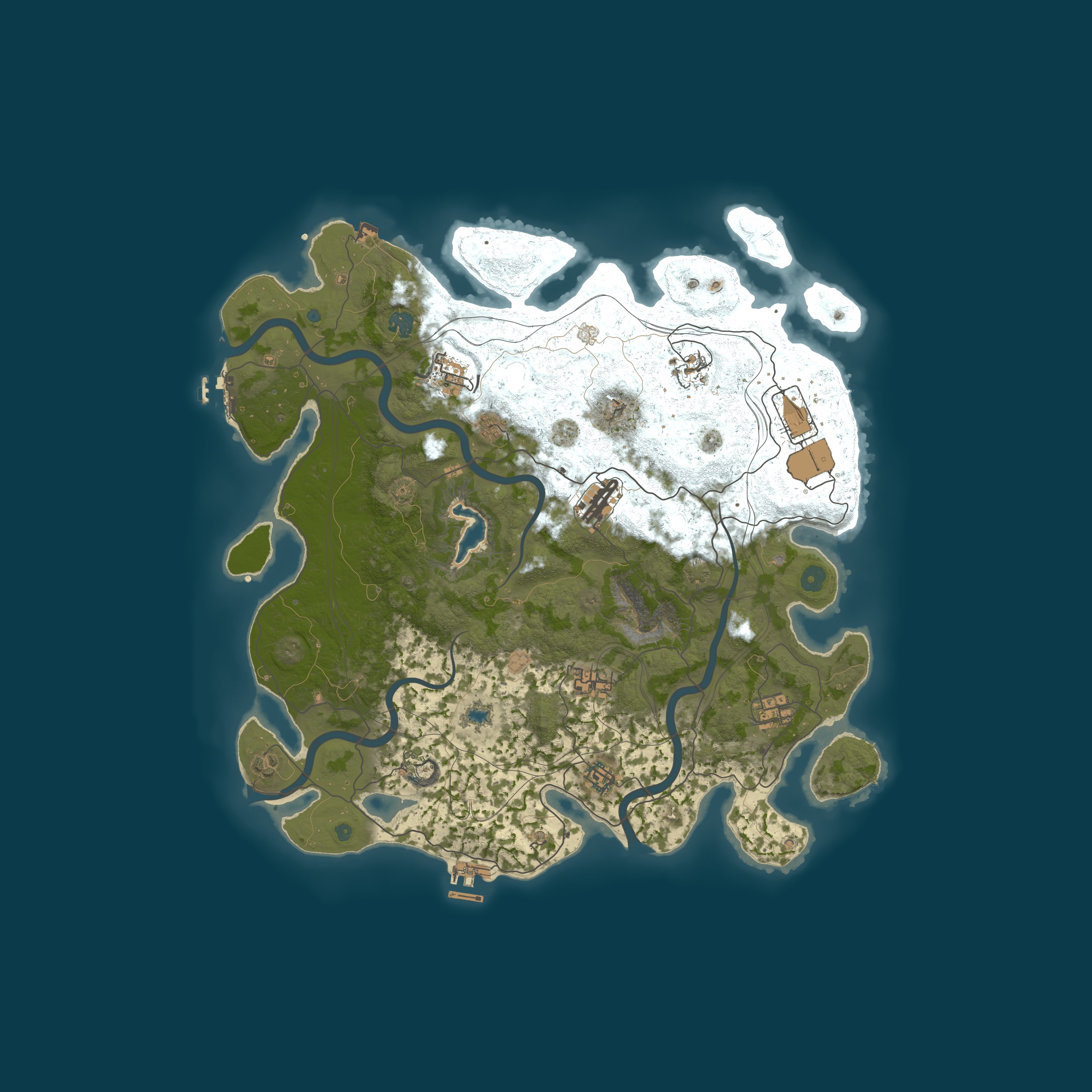 Map for Rusty Bone Solo/Duo EU | Weekly Wipe Today on 15/05 | Premium