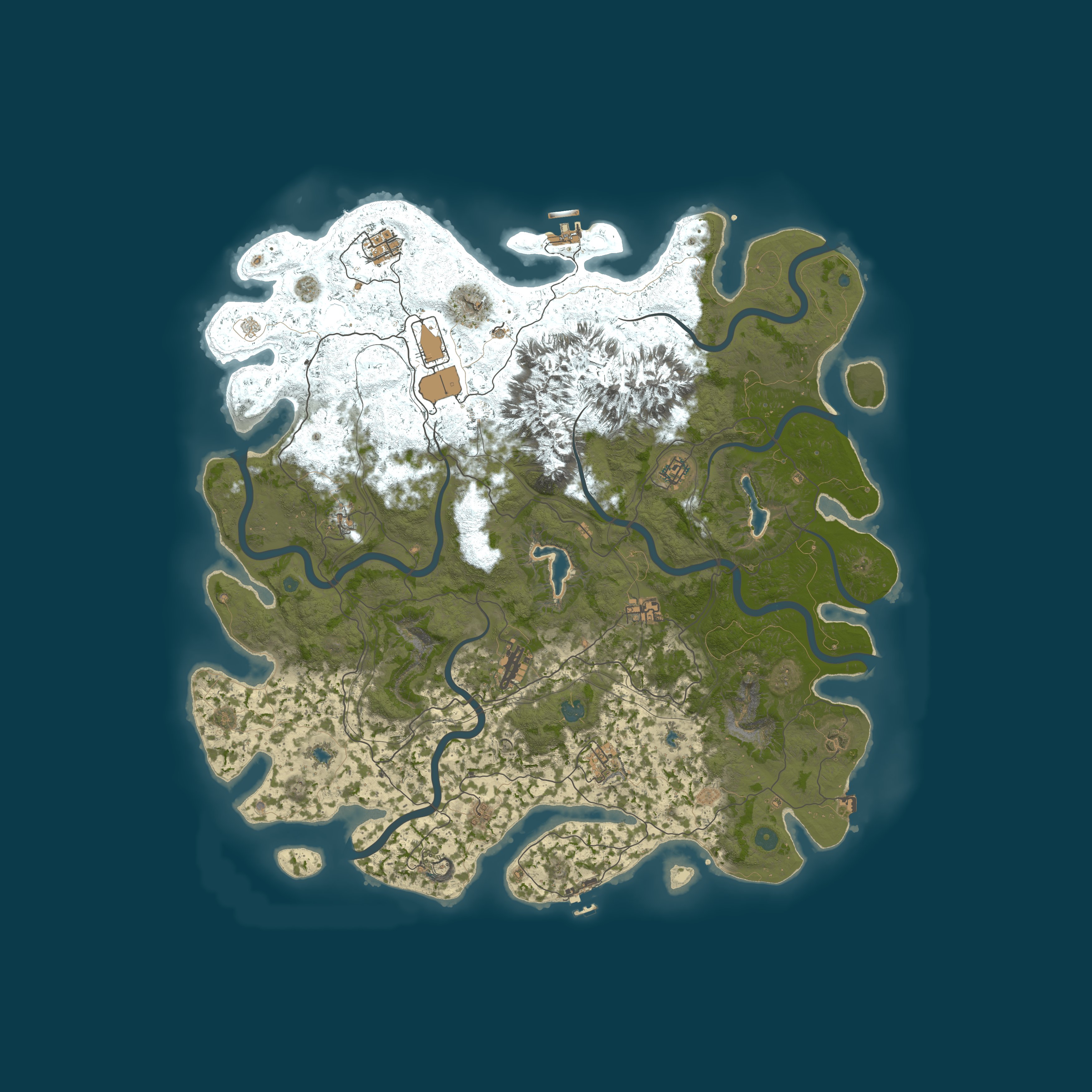 Map for 风之谷PVE丨死亡不掉丨大背包丨突袭据点丨技能