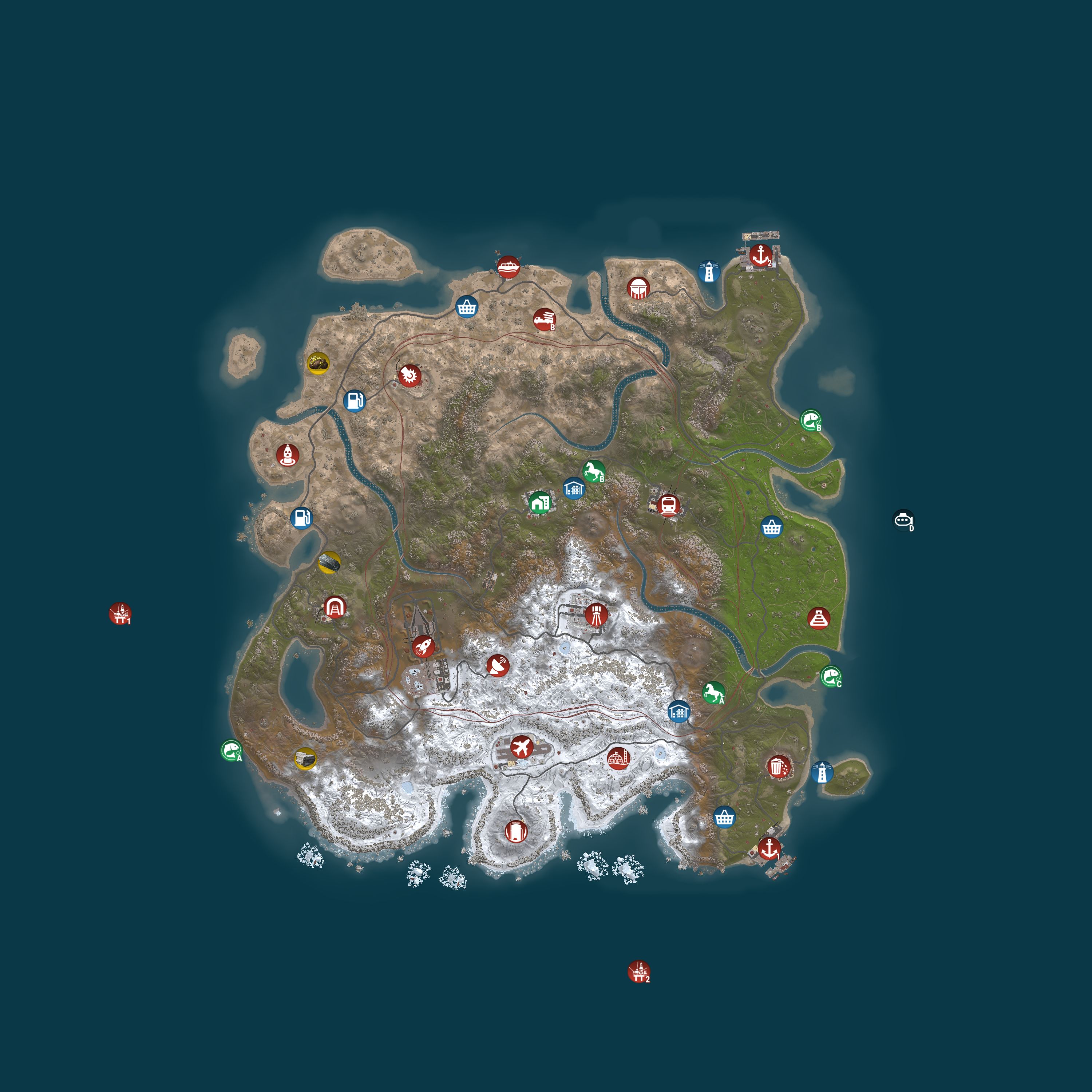 Карта сервера