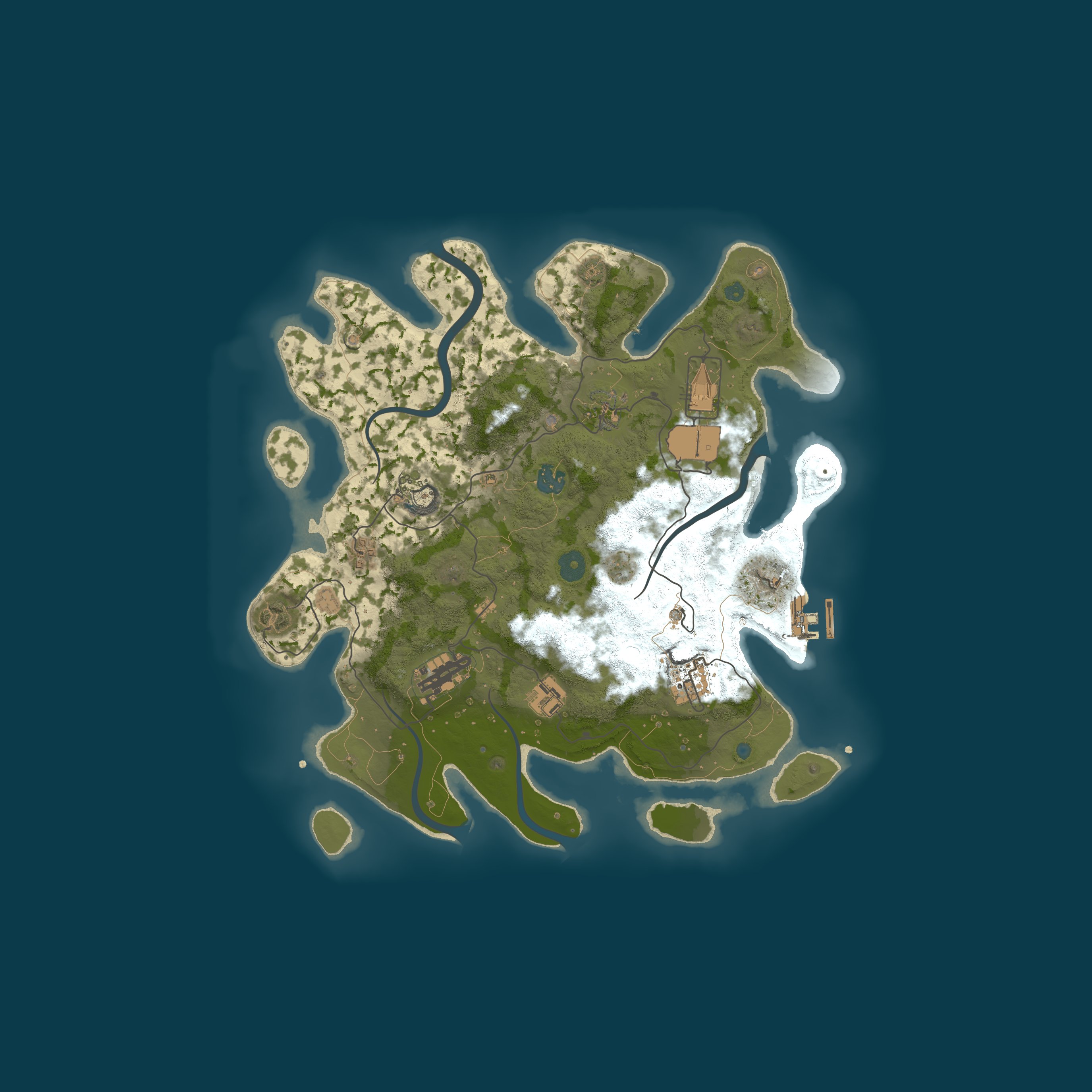 Map for LUCKY RUST | X1000000 | BONUS | PVP I EVENT I