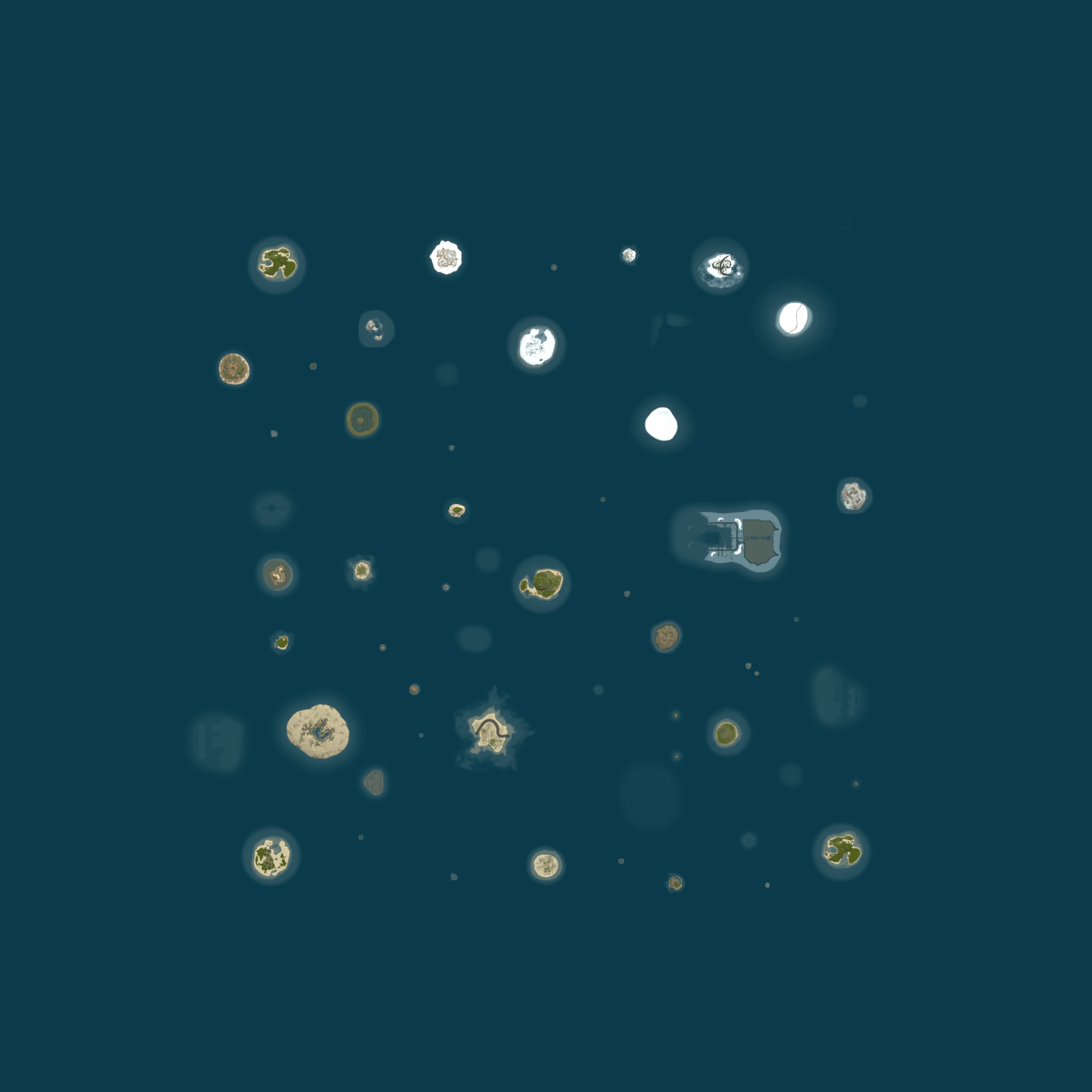 Custom Map, size 4500, seed 50000
