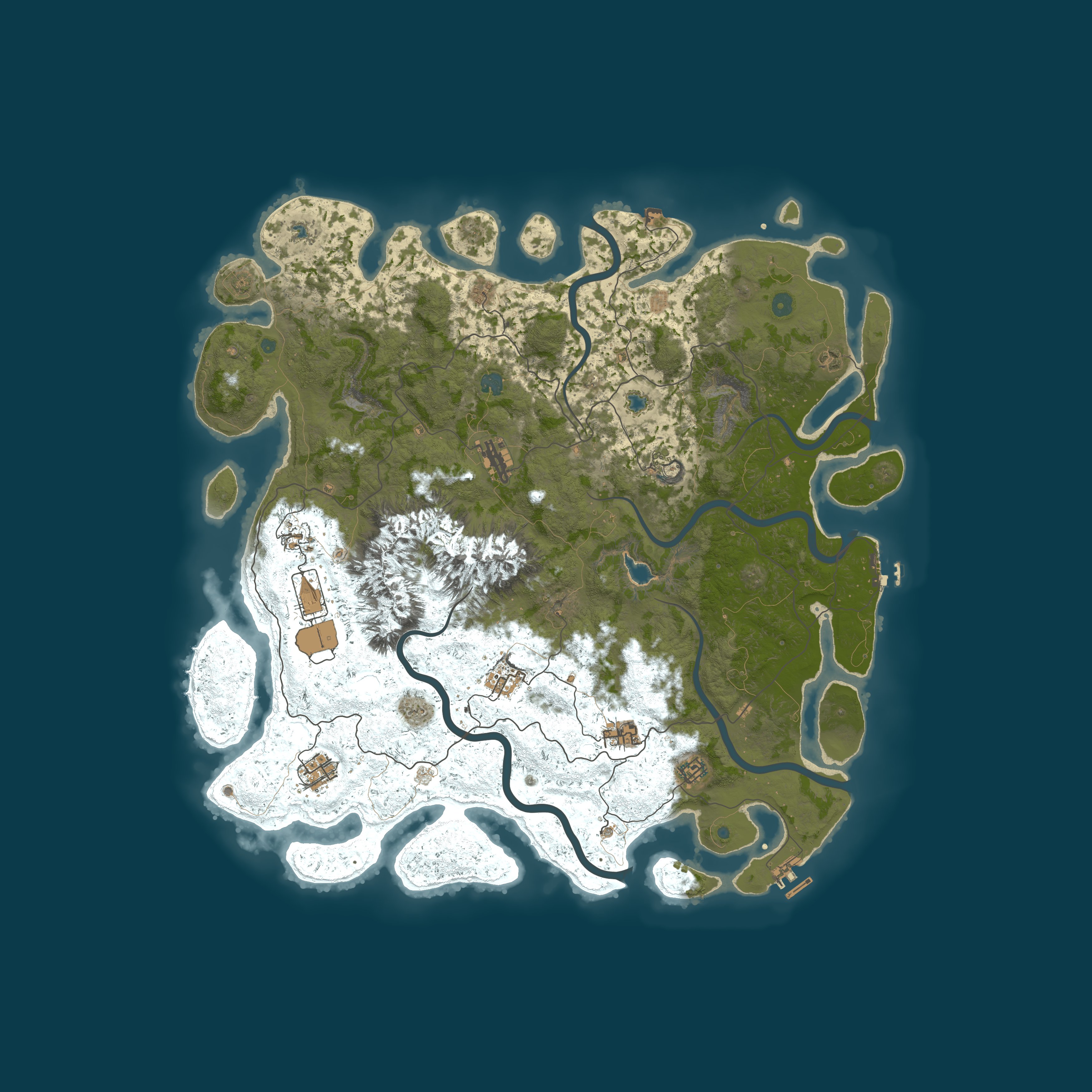 Map for A MODDED Rust Adventure