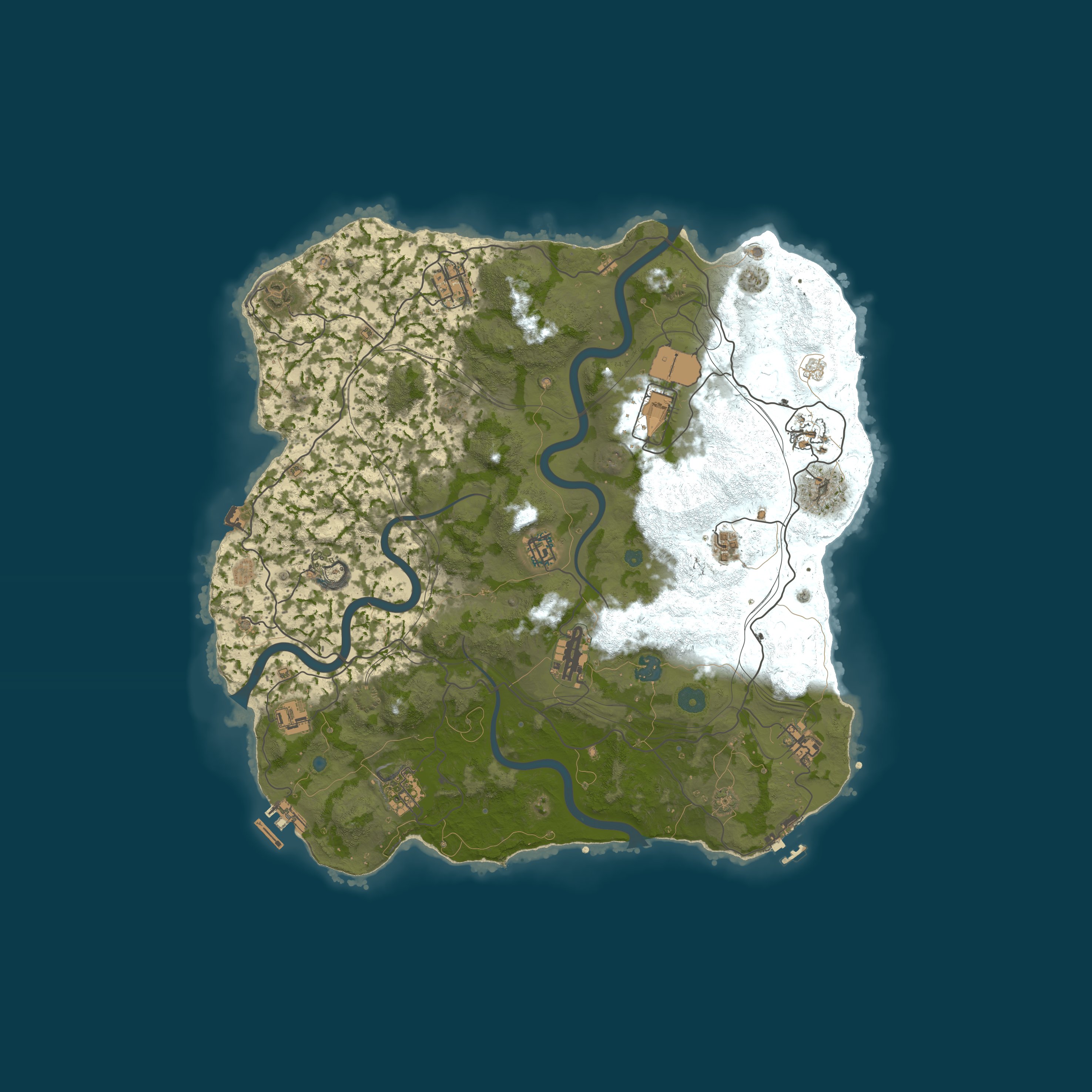 Map for Shadow Island 2X | Bi-Weekly | Quad