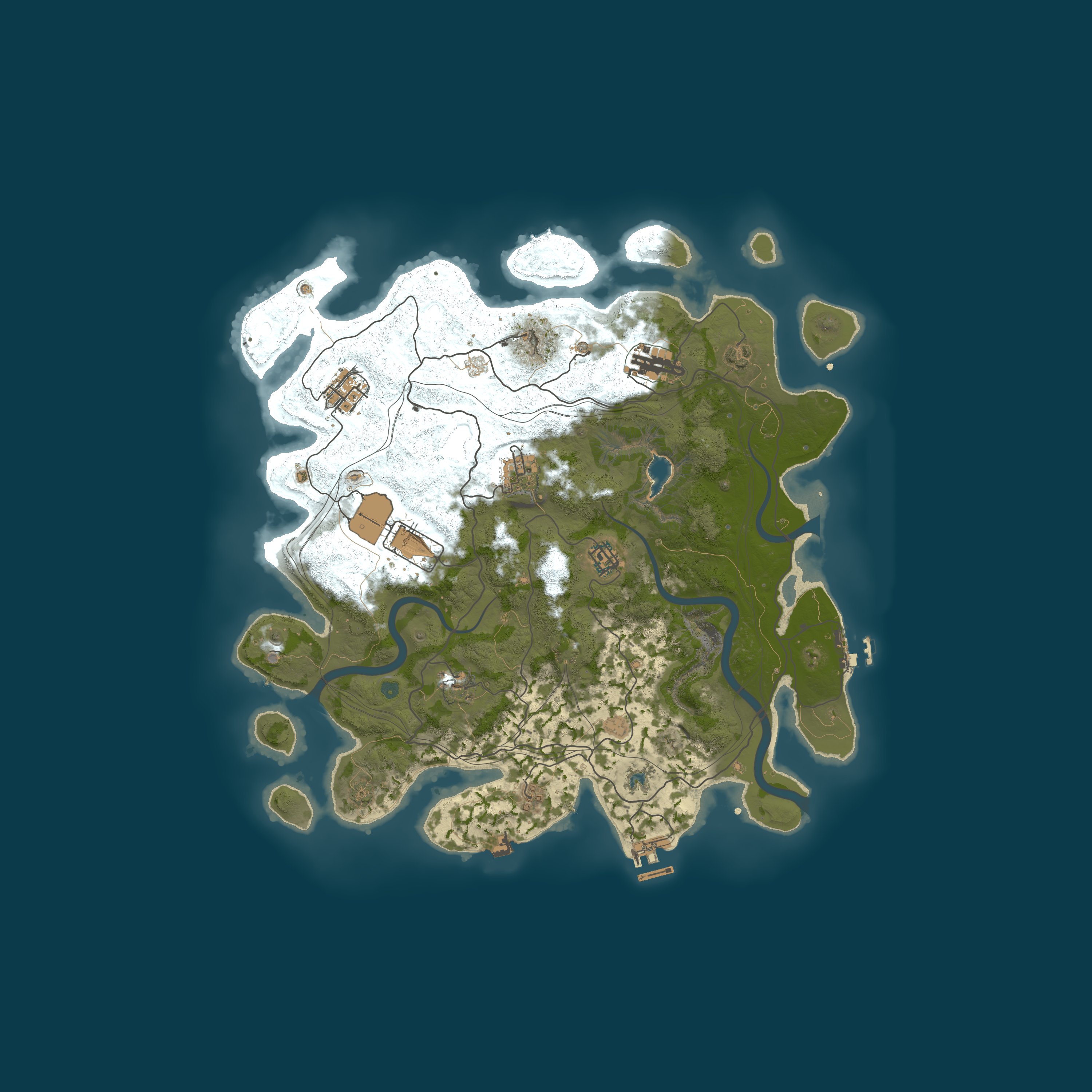 Custom Map, size 4000, seed 1342794171