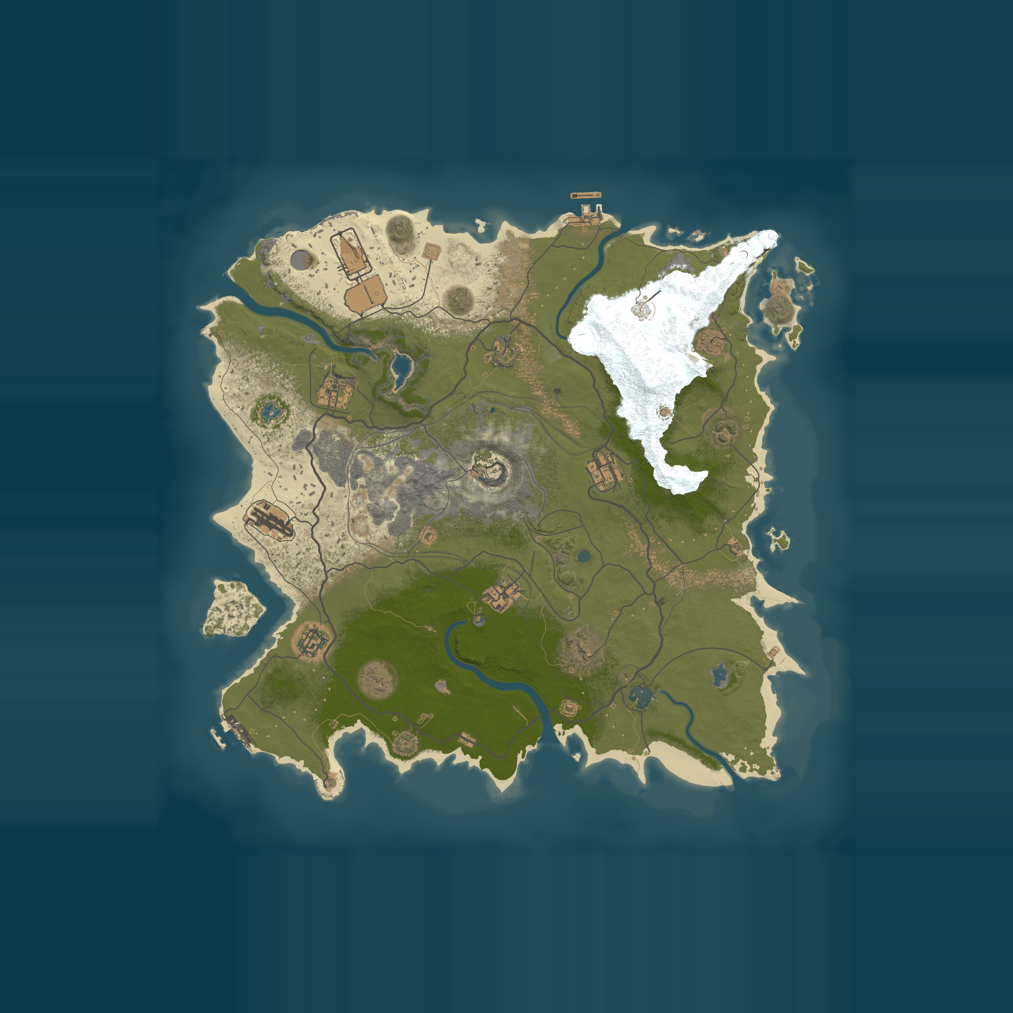 Custom Map, size 4500, seed 15111