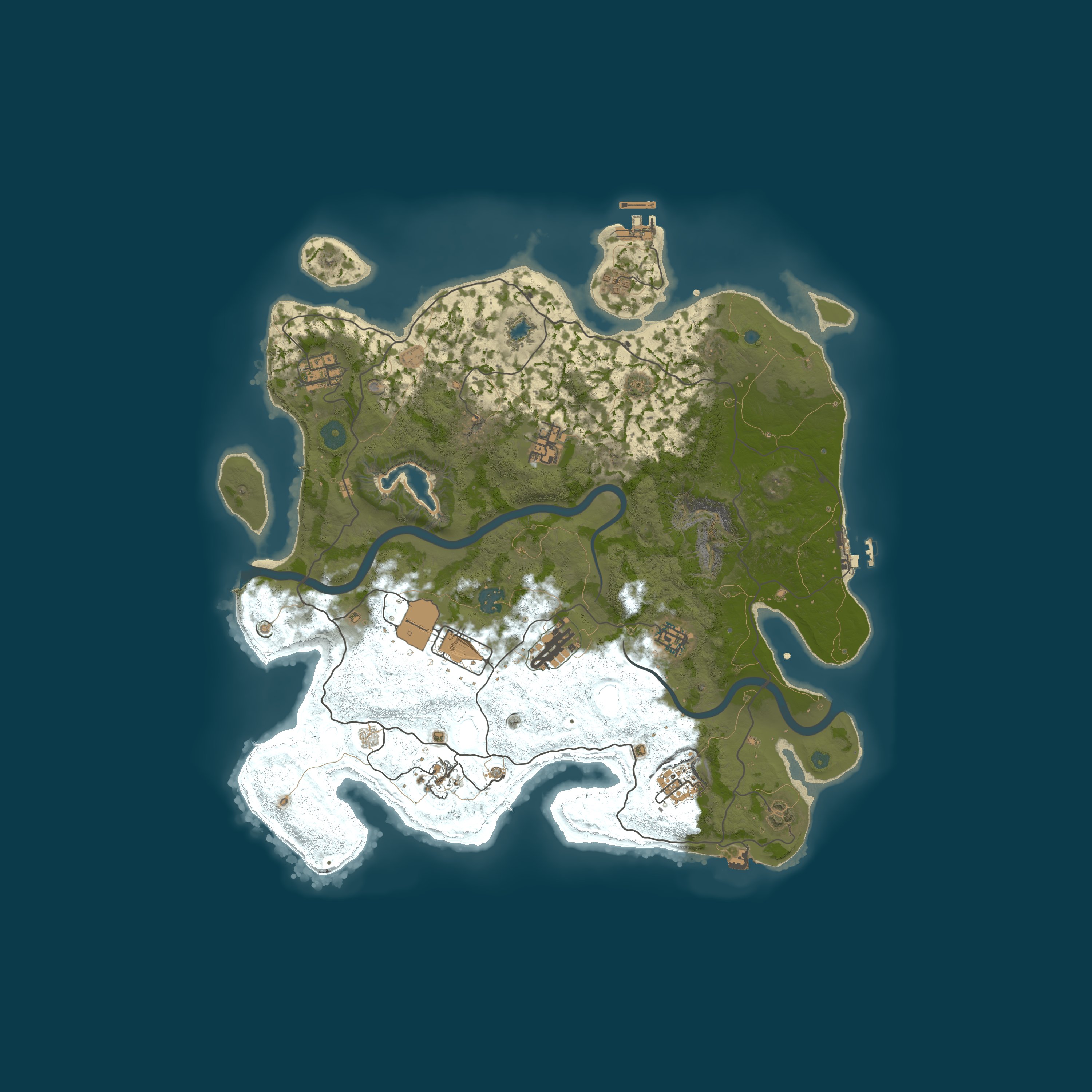 Map for socked goats