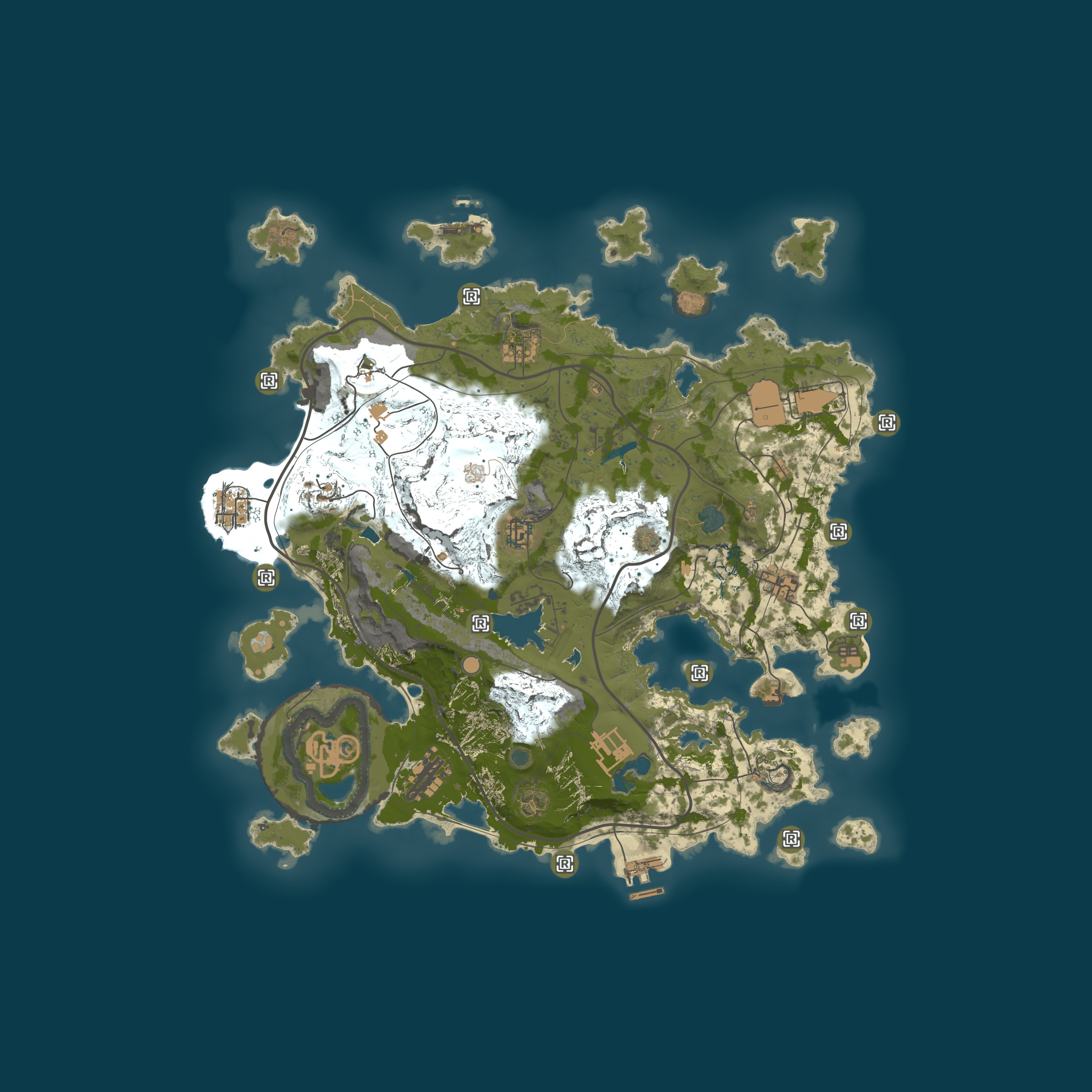 Карта сервера