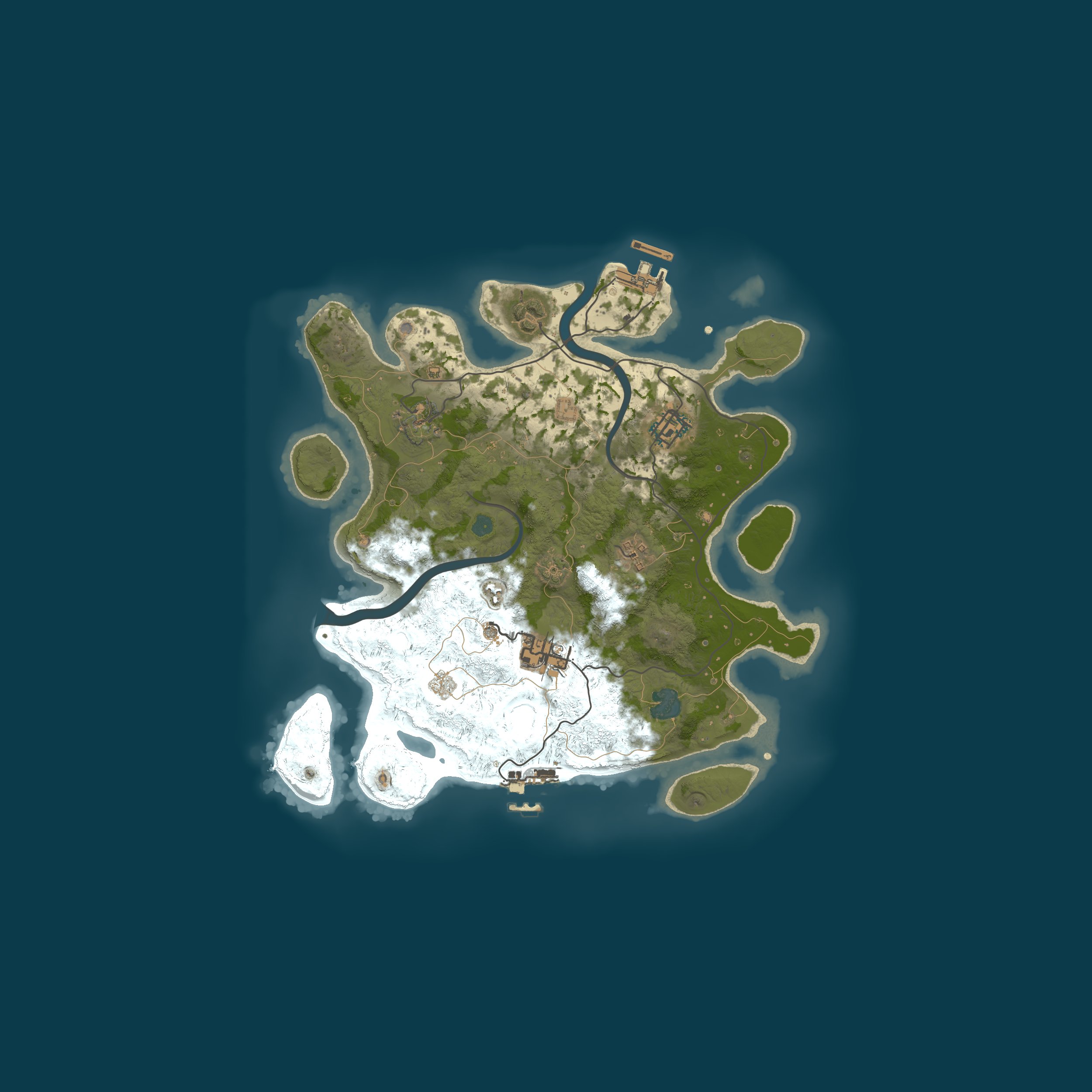 Map for CZSK RUST SURVIVOR