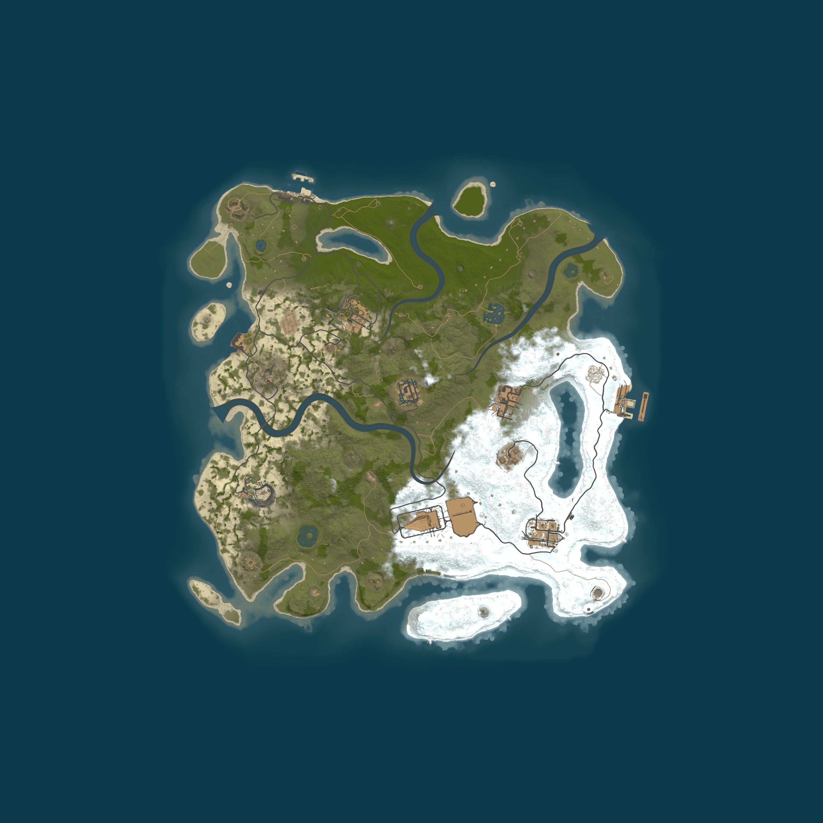 Rust map 3600/54645