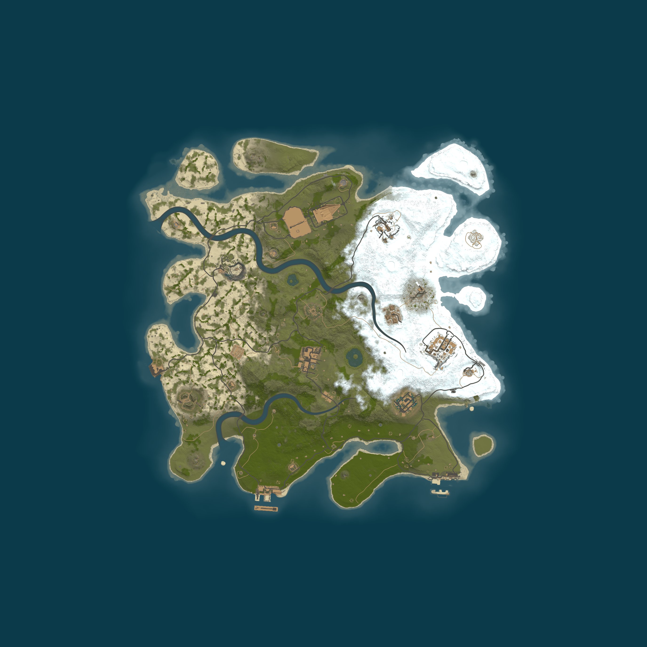 Map for [BR/LATAM] TERRA HOSTIL | SOLO/ DUO/ TRIO |