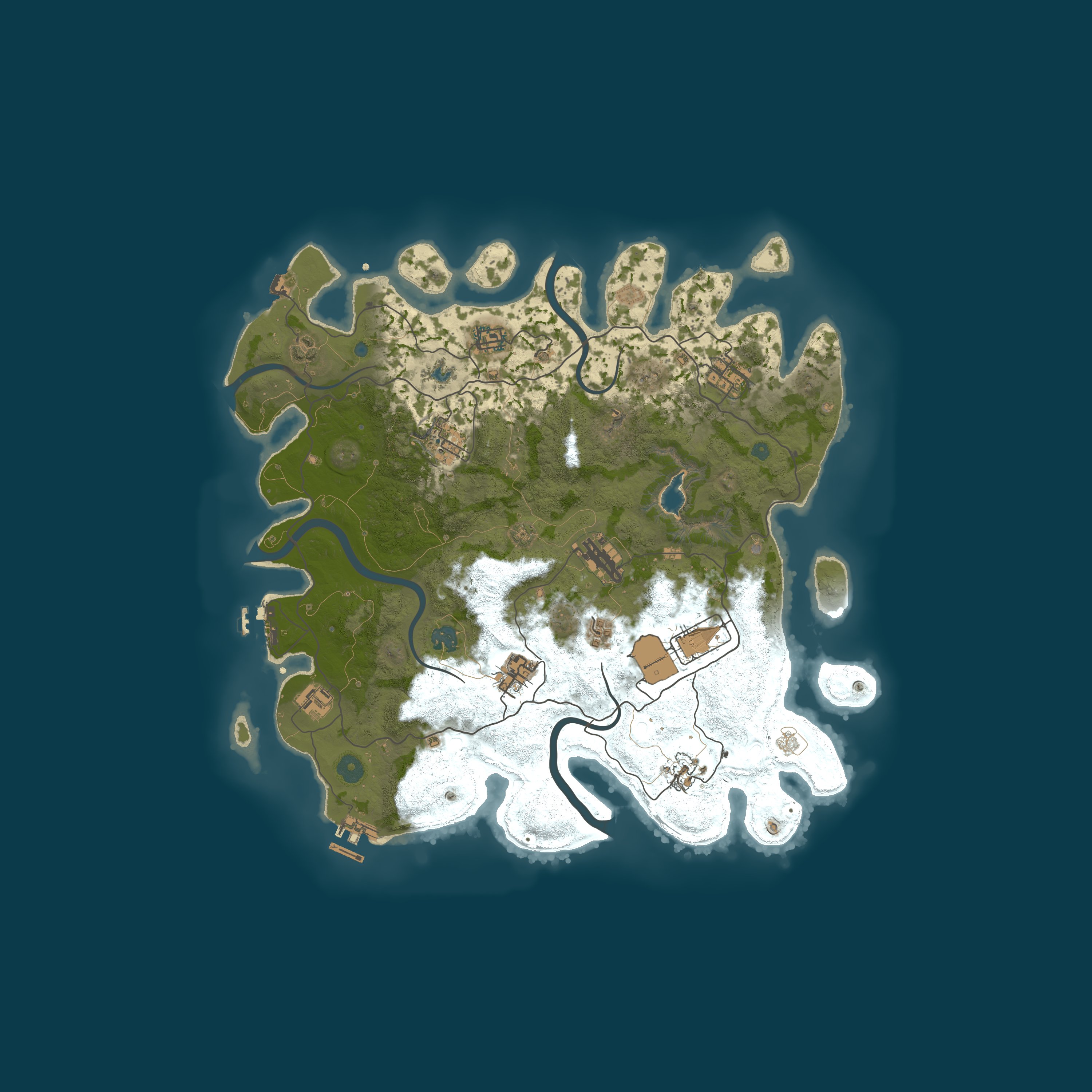 Procedural Map, size 4000, seed 687936826
