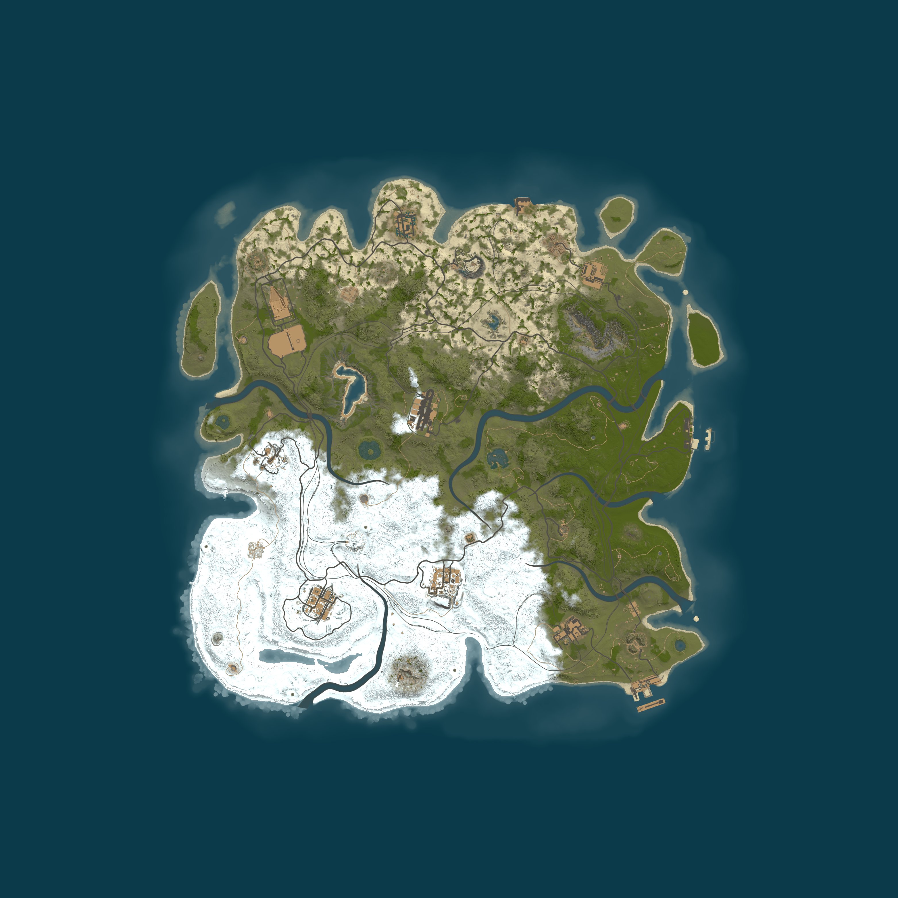 Map for [US] Greenzone101 - 1.2x/3x|PVP|Max3|SkillTree|SkinBox|Kits