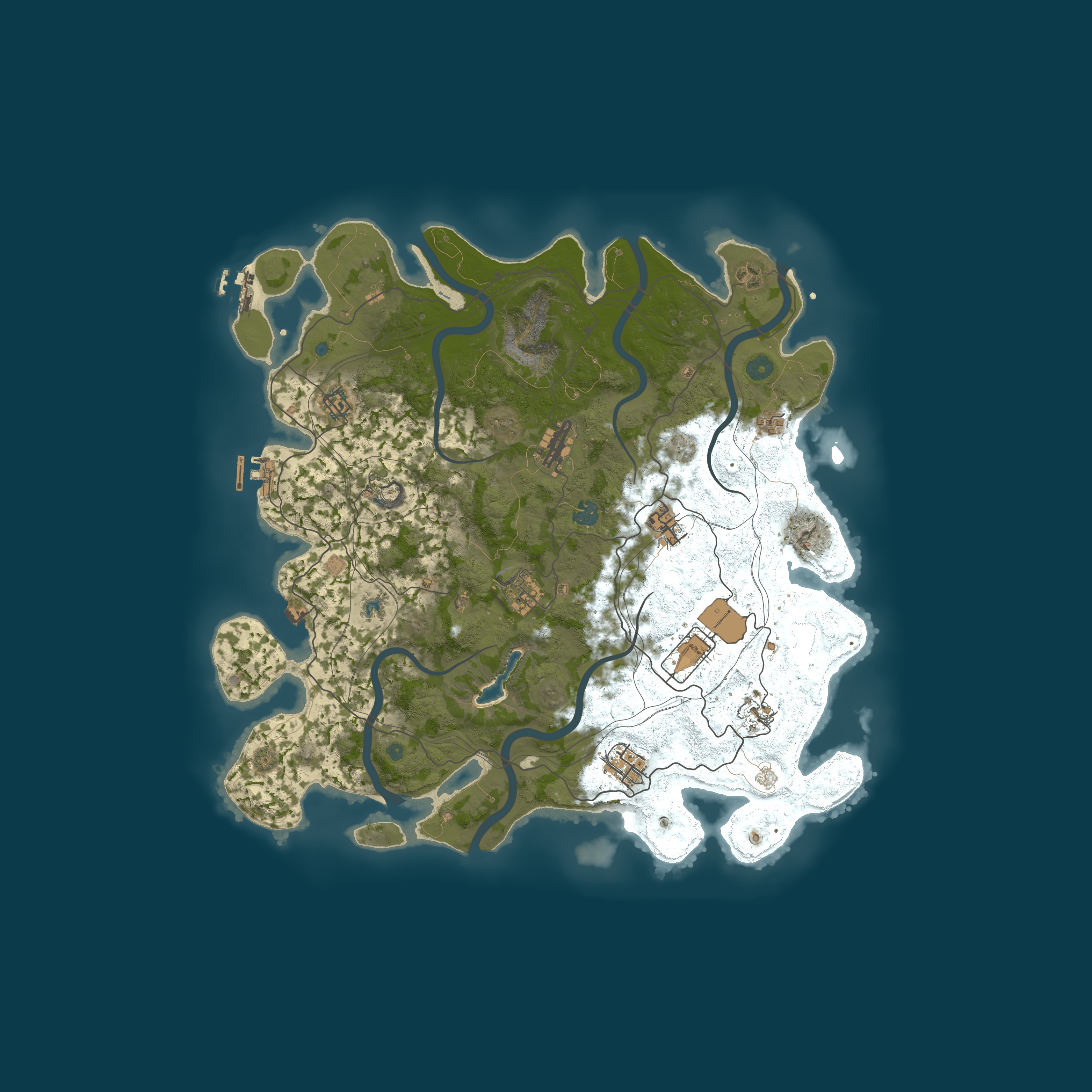 Map for Rust 'n' Chill 3x|Solo/Duo/Trio|Noob Friendly|RNC