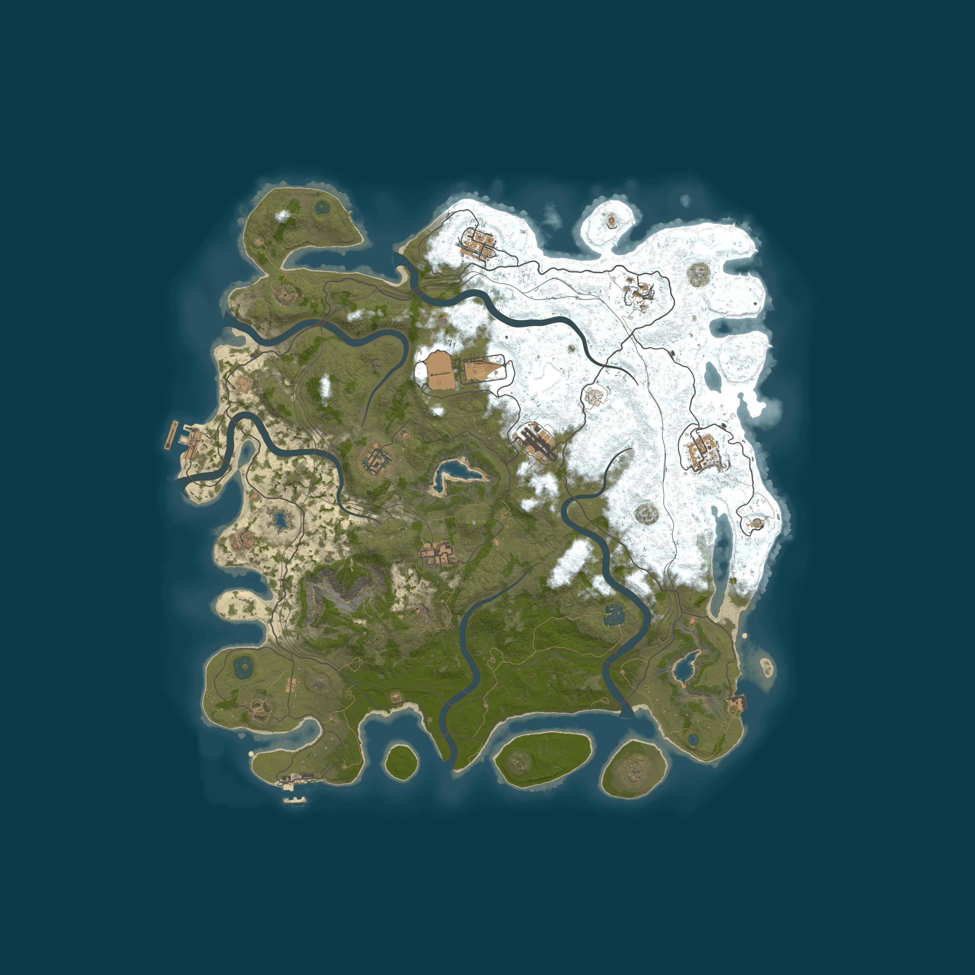 Map for Apocalyptic storm SOLO/DUO