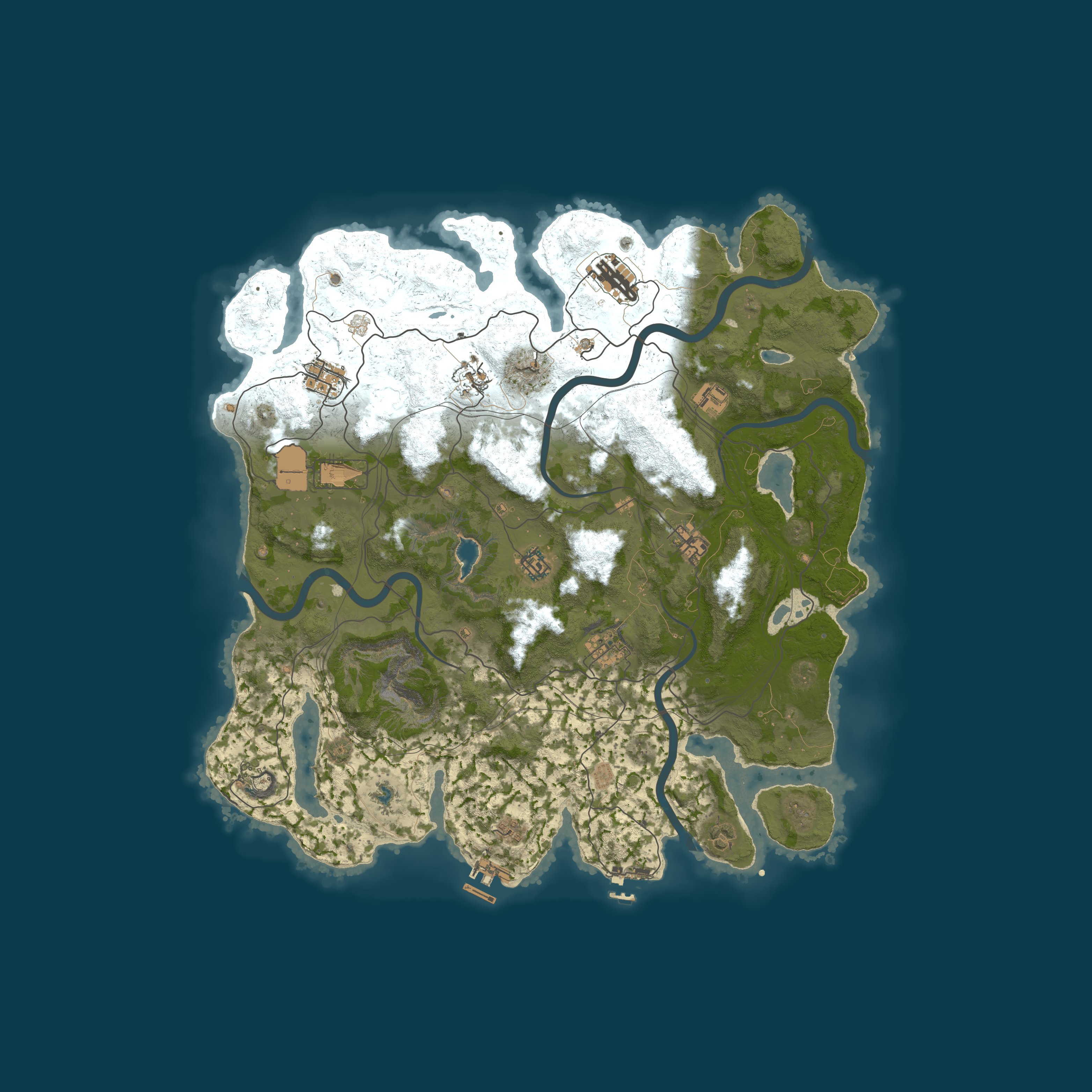 Custom Map, size 4255, seed 1337