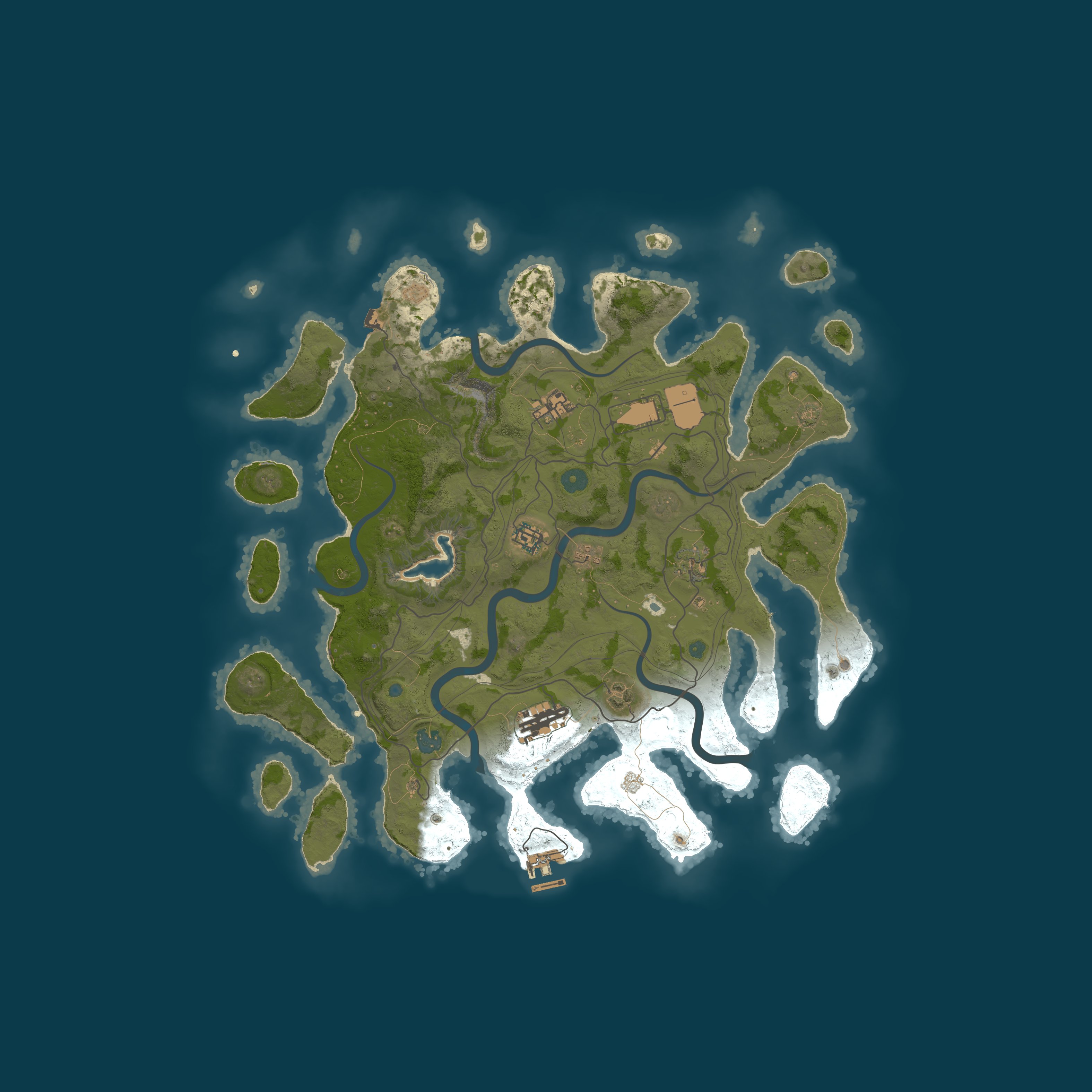 Map for Lazy Rusters II - 20X - PVE - NPC Bases - Forget the Grind!